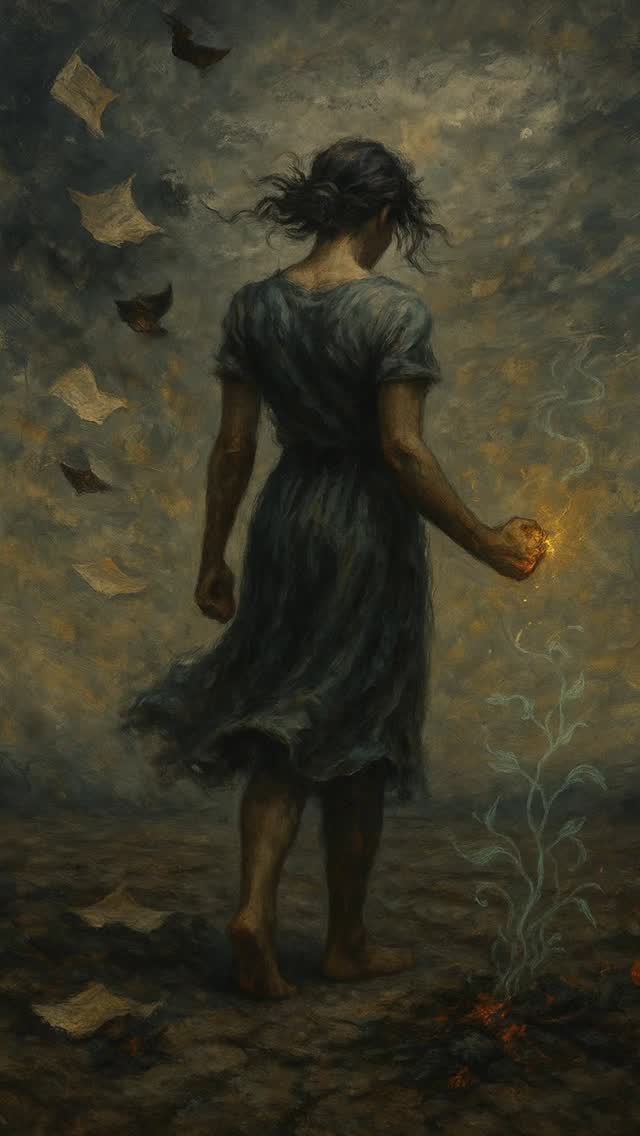 No More Pretty Words
Do not come to me
with softened syllables
and half-lit gazes that flicker in the wind.
I have tasted sweetness
on tongues that never intended to stay—
words spun like silk,
spilled like poetry,
then left unraveling in the heat of truth.
They called it love—
but left when staying meant showing up without a script.
I do not seek safety in perfection.
I do not crave ease.
This world is cracked—yes—
but I would rather love in the dust
than kneel beneath illusion.
Bring me your storms.
Your unpolished prayers.
The jagged edge of your truth.
Let it slice.
Let it bleed.
But let it be real.
Do not lay verses at my feet
if you won’t walk beside me barefoot
when the ground is burning,
when the sky goes silent,
when love is less about feeling
and more about choosing.
I will not be your secret softness.
Your convenient muse.
Your half-held maybe.
I want the calloused hands.
The weary voice.
The soul that says:
I am still learning—
but I will not run.
So if you come—
come like the desert wind.
Wild. Clear.
Unafraid to strip bare
what does not belong.
Come with your wounds showing.
Come with your work unfinished.
Come with your heart held out
like bread in the wilderness.
Or do not come at all.
#NoMorePrettyWords
#PoetryThatBurns
#SayItPlainly
#SpokenSoul
#RawPoetry