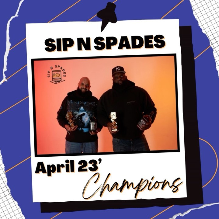 Congrats to our Sip N Spades April 2023 Champs! Big O & Courtney! They are 2 time winners this year!
#sipnspades #jackwashere #spades