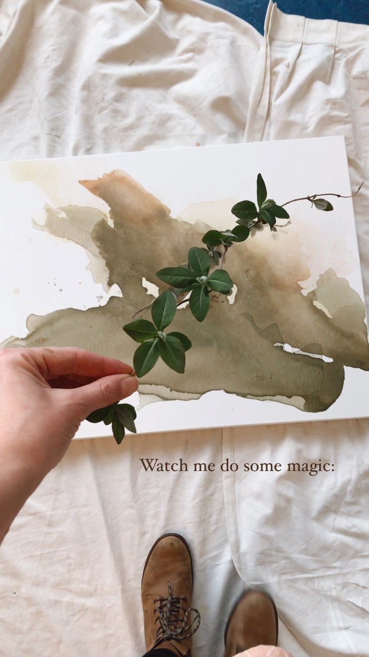 Watch, I have a little magic trick ✨.
#magictrick #artmagic #artstudio #naturepainting #natureartwork