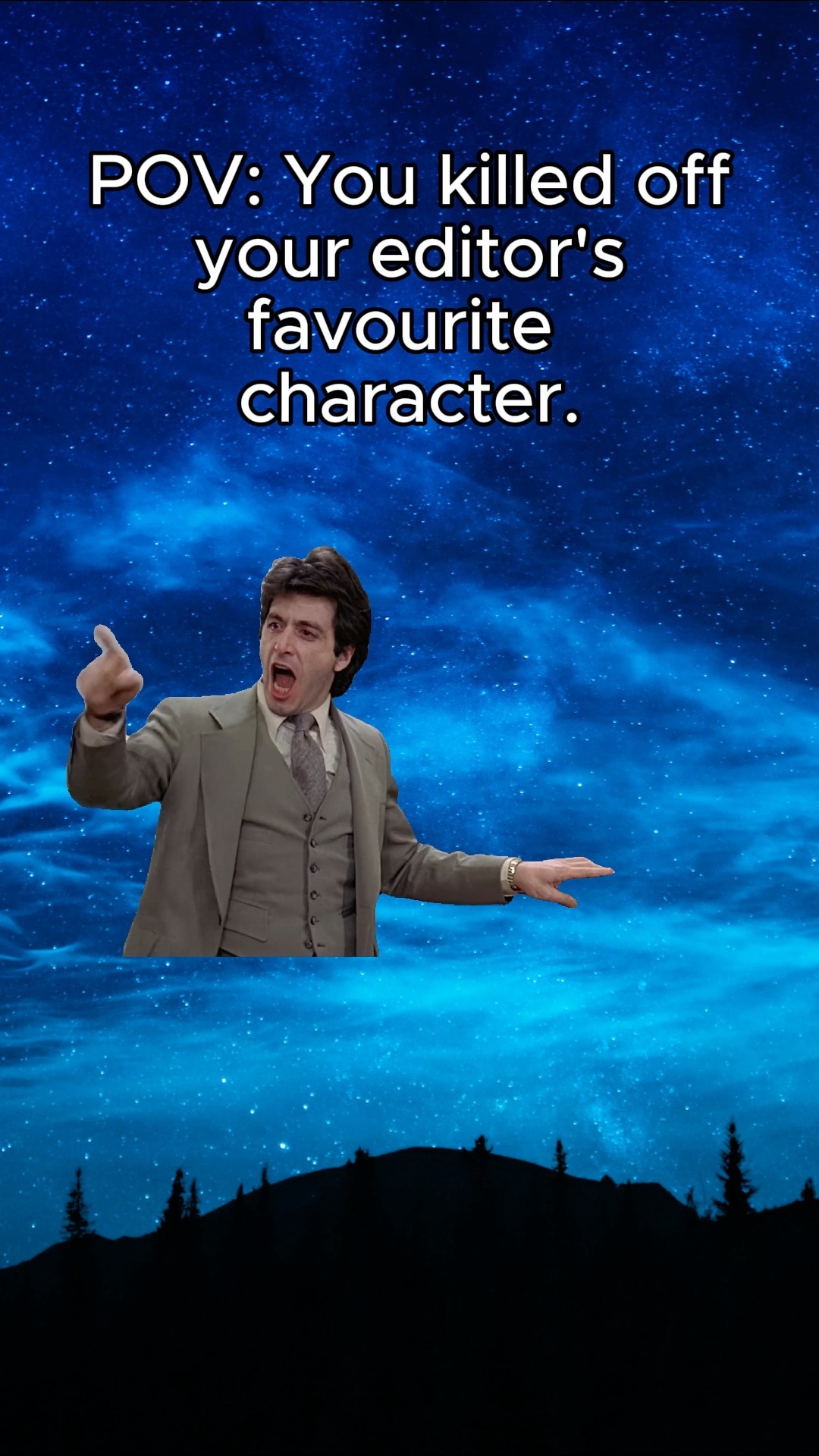 We get attached too 😭 #writingmood #noveleditor #indiesareworthit #amwriting #writingmotivation #instawrimo #writersblock #freelanceeditor #writinglife #bookeditor #aspiringauthor #writingtips #writingadvice #amediting #writerscommunity