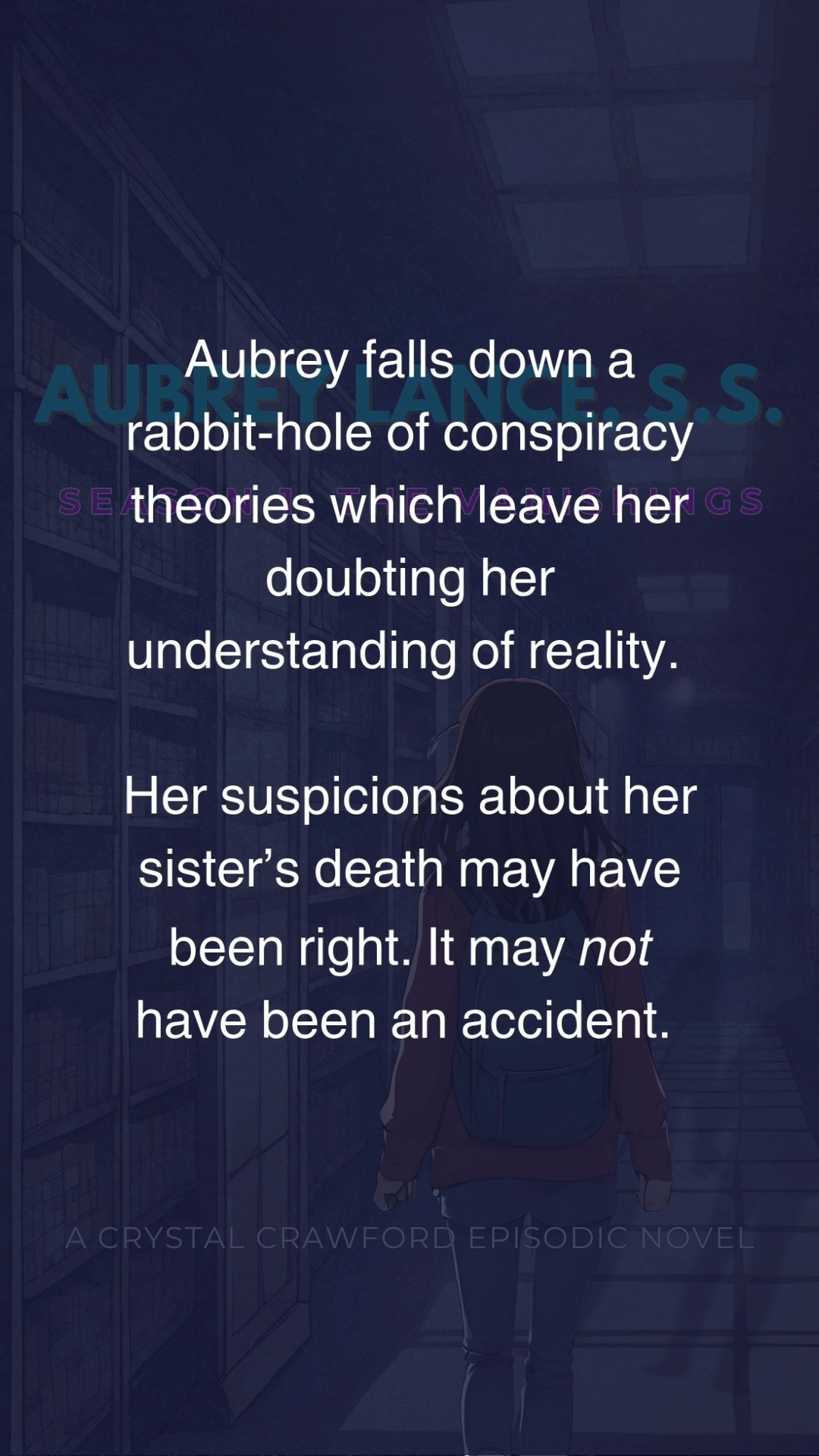 If you love young adult mystery, MAGIC (this is a fantasy-mystery!), puzzles, twists, sweet moments, tight-knit families, and strong friendships, you'll love my new serial, Aubrey Lance, S.S. (Supernatural Sleuth)!
Read Aubrey Lance, S.S. -- Season 1: The Vanishings, for FREE in the forum on my website! New episodes post daily Monday-Saturday until the story is completed. Just use the link in the Reel, or comment "Link please!" if you want me to DM you the direct link to read the story!