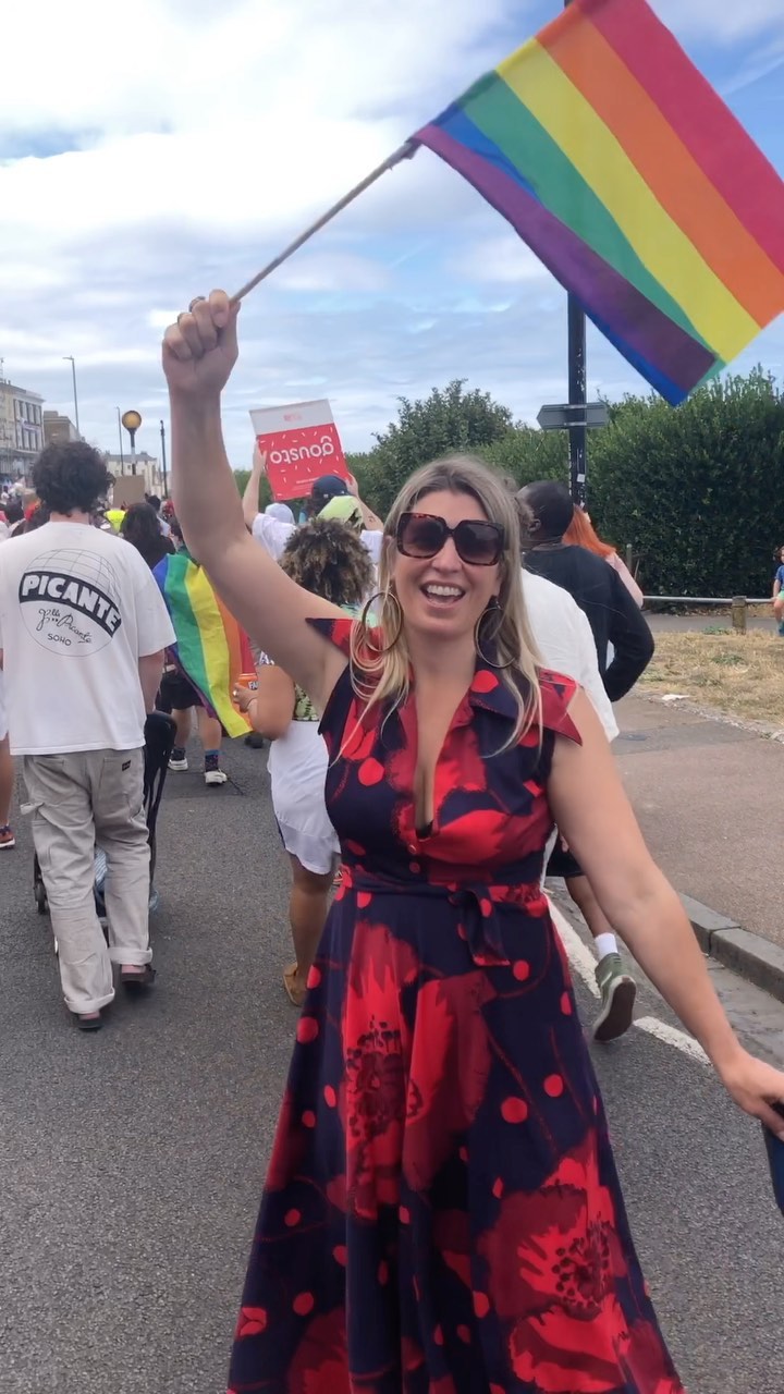 ‘This is community’ chants 100 people on repeat…
And my heart expands to embrace this wild mix of a town where we live…
Margate Pride you were epic 🌈🤍
I feel proud to raise my children in a town where diversity, uniqueness, community, eccentricity and protest are normalised…
Thanks to organisers @margatepride and @missamyzing for shifting the paradigm 👏🤍