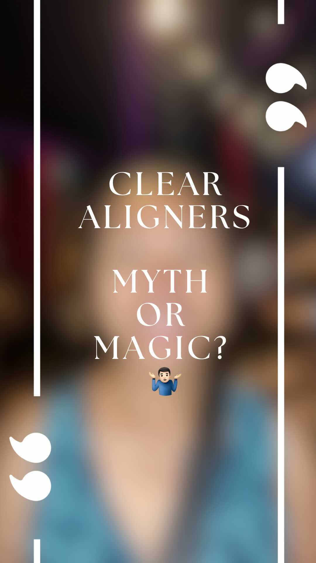 Crooked teeth? Gaps in your smile? You sound like you need Clear Aligners! DM us to begin your smile journey with today ❤️
#crookedteeth #crookedsmile #toothgap #smilemakeover #smiletransformation #kiyoclear #invisalign #instadaily #fyp