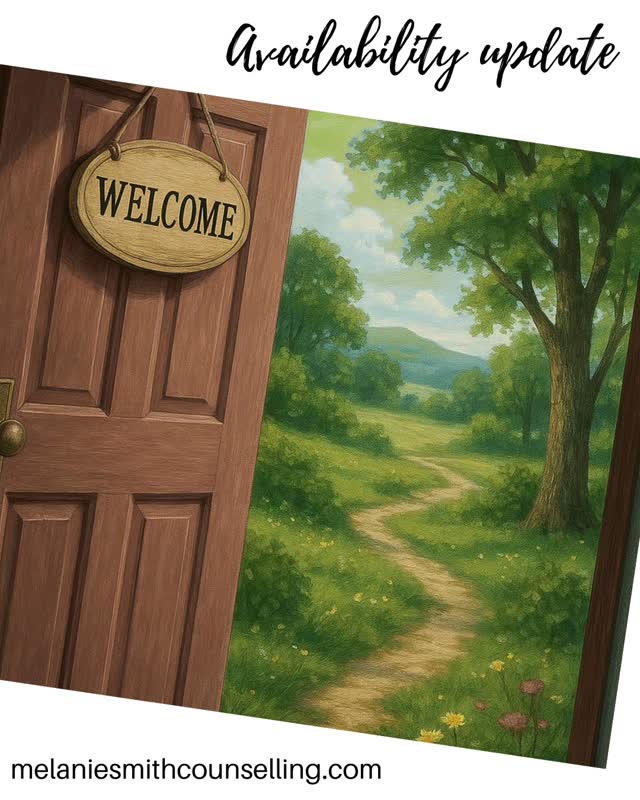 🌿 Availability Update – Melanie Smith Counselling 🌿
Exciting news! I currently have limited openings for new clients. If you've been thinking about starting therapy or continuing your journey, now is a great time to reach out.
Whether you're navigating anxiety, grief, relationships, or simply need a safe, supportive space — I’m here to walk alongside you.
📅 In-person & virtual sessions available
📍 Based in Poole and London
💌 DM or visit melaniesmithcounselling.com to book a consultation
Let’s take that next step together. 💬
#MelanieSmithCounselling #TherapistAvailability #NowAcceptingClients #MentalHealthMatters #CounsellingSupport #TherapyJourney #MentalWellness #YouAreNotAlone #VirtualTherapy #InPersonCounselling #TherapistNearMe #HealingTogether #EmotionalHealth #SelfCareJourney