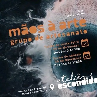 Oi gente!!!!
Bora pra mais um encontro de aquarela!
Essa técnica é interessante praquelas pessoas que gostam de ter controle de tudo sabe...?!👀
Uma das belezas da aquarela é a habilidade de não querer atrapalhar o trabalho que a água tem de criar manchas.
Então...se vc tá precisando "perder o controle" de forma segura e lícita 🤣... é só chegar!
2 opções
Sexta, dia 29 de novembro, das 9h30 às 12h
Ou
Sábado, dia 30 de novembro, das 15h às 17h30
R$ 40 (com material e cafezinho incluso)
Rua Chá de Frade, 94 - Mooca
20 minutos à pé do Metrô Belém
É fácim de estacionar aqui em volta!!!!
😘🥰