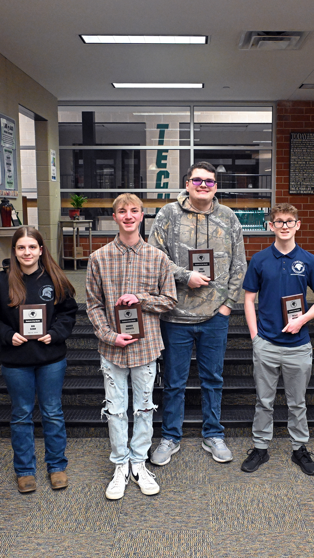 Congratulations to our students of the month for March!
⭐️Wesley Nutting
⭐️Xander Roberts
⭐️Cole Saylor
⭐️Ava Sloan
⭐️Rehan Zahid
We recognized all five students during last week's Joint Operating Committee meeting, and it was a pleasure to present plaques to those in attendance. #YorkTechProud
