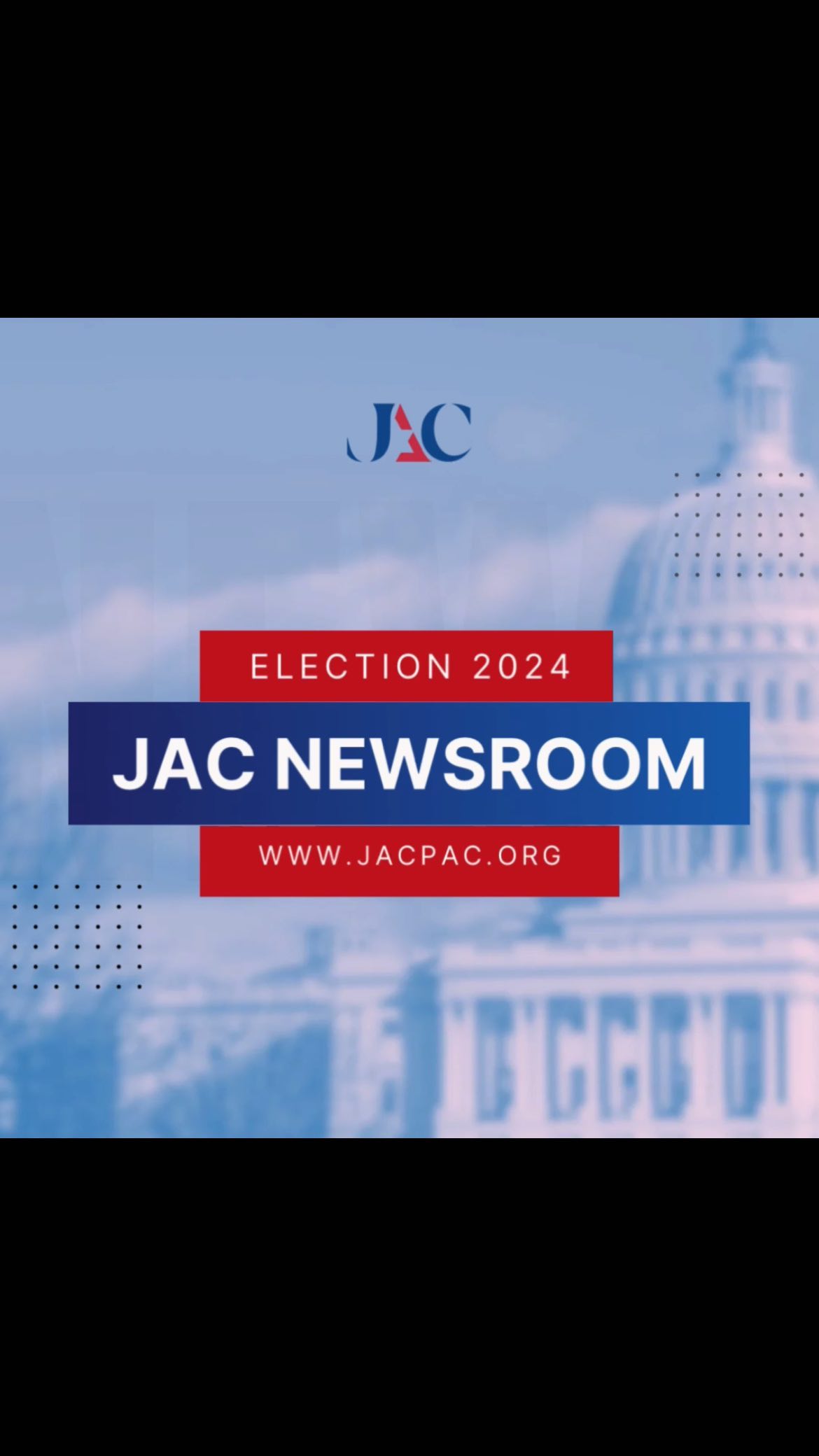 Election night is upon is US! 🌊 Check out our website for the latest updates on #Election2024. Look for the newsroom ticker on the homepage.
>> WWW.JACPAC.ORG <<