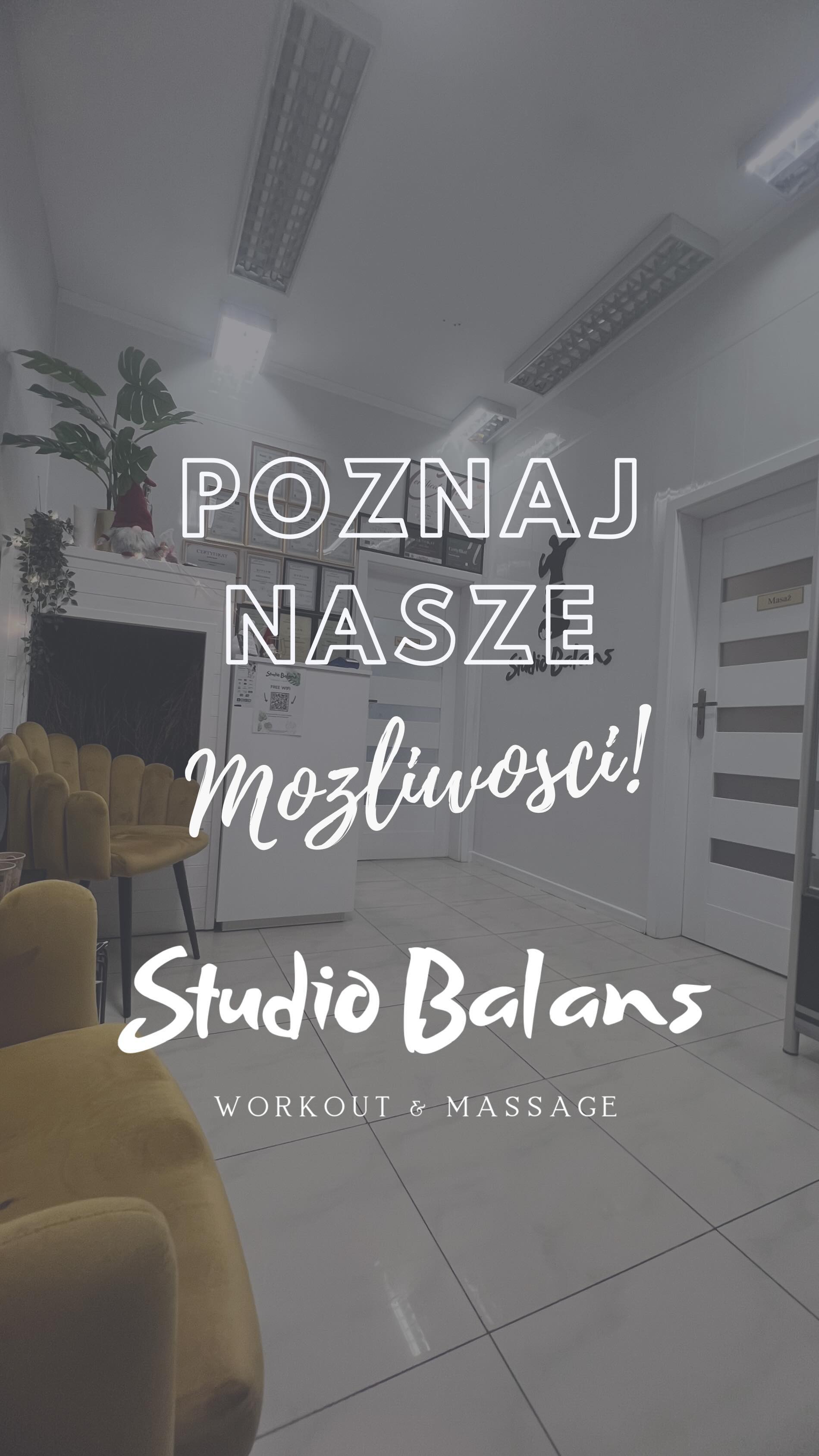 STUDIO BALANS workout&massage🏋🏼♂️💪🏼💆🏼♀️
Szukasz przyjaznego miejsca dla swojej duszy i ciała? Pragniesz zmienić nawyki? Zadbać o buzię czy wymodelować sylwetkę? A może pragniesz nadać głębi swojemu spojrzeniu😉
😉 Jest takie miejsce w sercu NIEPOŁOMIC gdzie Twoje marzenia o pięknej sylwetce spełniają się
Indywidualna sala treningowa, na której prowadzone są wyłącznie treningi personalne 1 na 1. W praktyce oznacza to, że ćwiczysz tylko z trenerem bez wzroku innych.
🏋🏼♂️ Zapomnij o grupowych treningach i przepełnionych siłowniach. U nas zyskasz formę marzeń pod okiem doświadczonego trenera lub trenerki w cenie w sam raz na Twą kieszeń.
🛟 Zabiegi lecznicze, terapia manualna, masaże również relaksacyjne leczenie przewlekłych schorzeń, chronicznego bólu pleców, kończyn, ostrogi piętowej, łokcia tenisisty czy barku. Pomożemy Ci przywrócić harmonię i przypomnieć sobie jak to jest żyć bez bólu. 👌🏻
💆🏼♀️ Manualne odmładzanie twarzy i ciała, powrót do naturalnego piękna poprzez pracę manualną zaawansowanymi technikami japońskimi.
Masaże, które oferujemy wykonujemy w postaci rozbudowanej - Masterclass.
Dzięki pracy wielowarstwowej zobaczysz efekty szybciej niż gdziekolwiek!
✔️Kobido
✔️KORUGI
✔️Masaż transbukalny
✔️Masaż mioplastyczny
✔️ Rewolucyjny system drenujący, modelujący sylwetkę po jednym zabiegu KOBIDOBODY BALANS🏆😍
Te i wiele innych, również indywidualne zabiegi oraz pakiety, która są zawsze dostosowane do Ciebie!
Ponad to
🔹Zadbamy o piękną oprawę oka - Stylizacja rzęs i brwi
🔹Z nami Wymodelujesz sylwetkę w strefie cardio do której również podczas wizyty masz wstęp tylko Ty - To Twój czas i Twoje miejsce 👌🏻💪🏼❤️
🔹 Skorzystasz z promocji i pakietów sezonowych 🌨️🌺🍂☀️
🔹Kupisz pięknie pakowane vouchery 🎁
🔹weźmiesz udział w zajęciach grupowych fitness
🔹umówisz się telefonicznie lub online
💳 Honorujemy karty MEDICOVER SPORT i MULTISPORT!
💭 Masz pytania? WYŚLIJ WIADOMOŚĆ📩 i dowiedz się więcej
Kontakt
📲 451 060 072
👩🏼💻 studiobalans.booksy.com
👩🏼💻 studiobalans-niepolomice.pl
📍 Ul. 3 Maja 13 Niepołomice