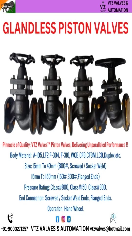 VTZ Valves proudly presents Piston Valves that embody the highest standards of quality and precision. Engineered with meticulous attention to detail and crafted with superior workmanship, our Piston Valves deliver unparalleled performance in a wide range of applications. With their robust design and reliable functionality, VTZ Piston Valves provide precise control and ensure optimal performance in demanding environments. Experience the power of precision with VTZ Piston Valves and elevate your fluid control systems to new levels of excellence. #PistonValveExcellence #QualityEngineering #pistonvalve #valve #industries#purchasemanager #purchasemanagement #engineeringpurchase #pharmaceuticalindustry #steamboiler #oilandgasindustry
