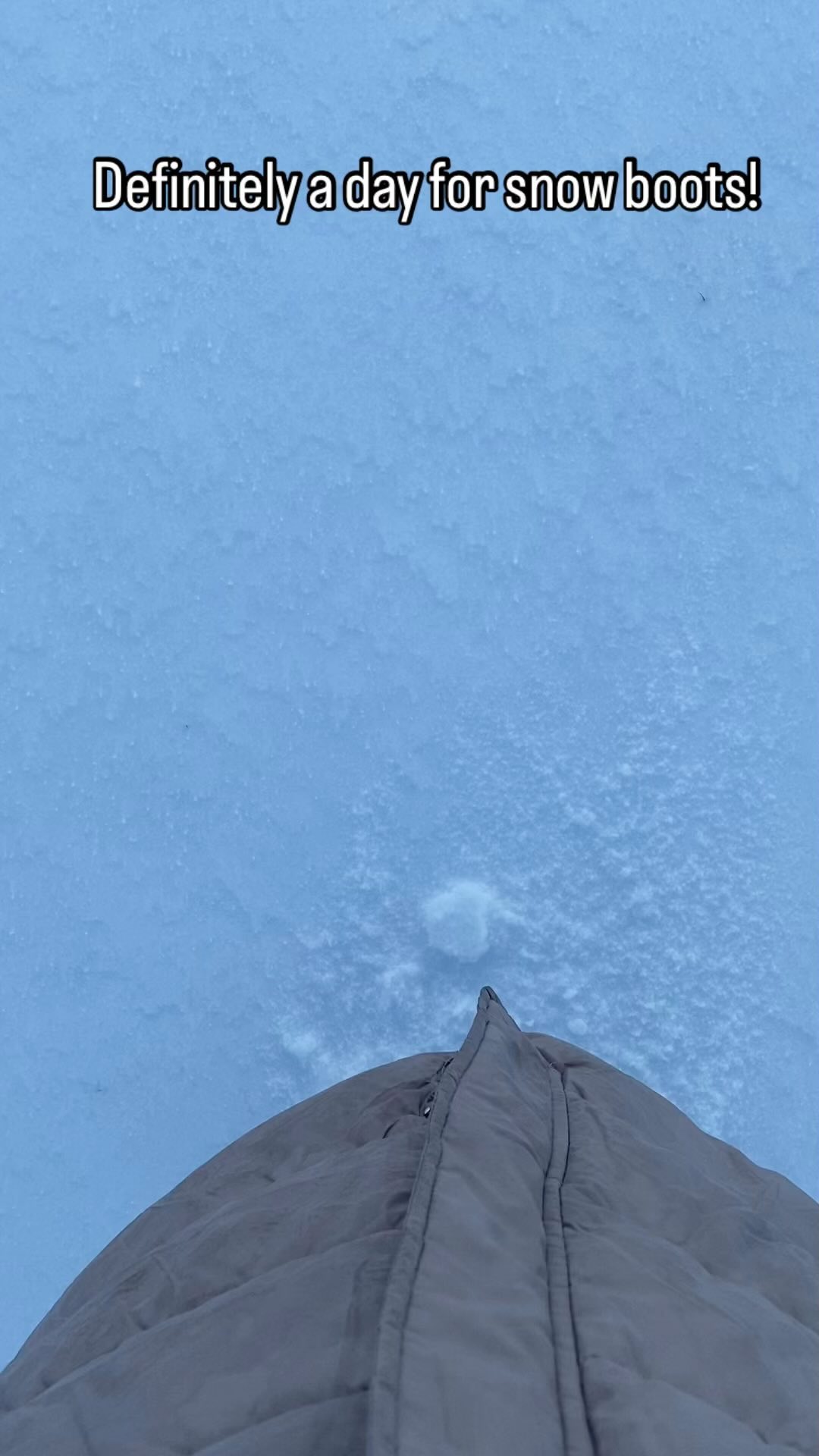 #snowday #snowboots #croftinglife