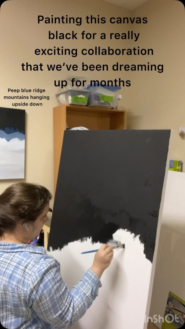 Painting is not only relaxing and therapeutic to me, but it’s a time to dive into worship in song and brush stroke, meditating on truth. I can’t wait to see the finished product of this collaboration with @simplysikes . For the full playlist that went to the painting of this background, comment “painting playlist” below or DM me.
#huntsvilleartists #artistsofhuntsville #collaboration #worshipandcreate