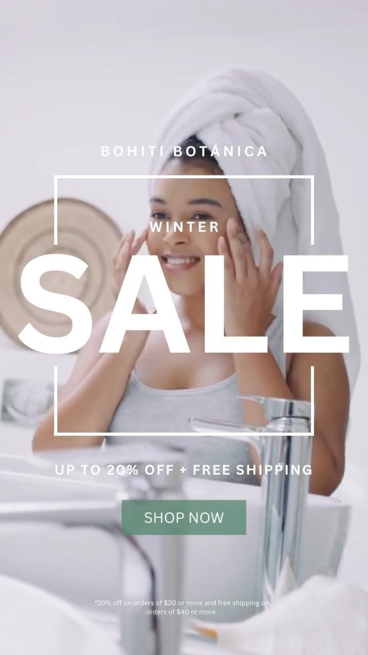 We’re getting started early with our winter savings! Now until December 20th get 20% off all products on Etsy, Amazon, and on our website 🌴Don’t forget—you can also get FREE SHIPPING on our site on all orders of $40 or more. #winter #sale #WinterSale #skincareproducts #natural #skincare #naturalskincarethatworks #latinaownedsmallbusiness #healthy #skin #healthyskinisin