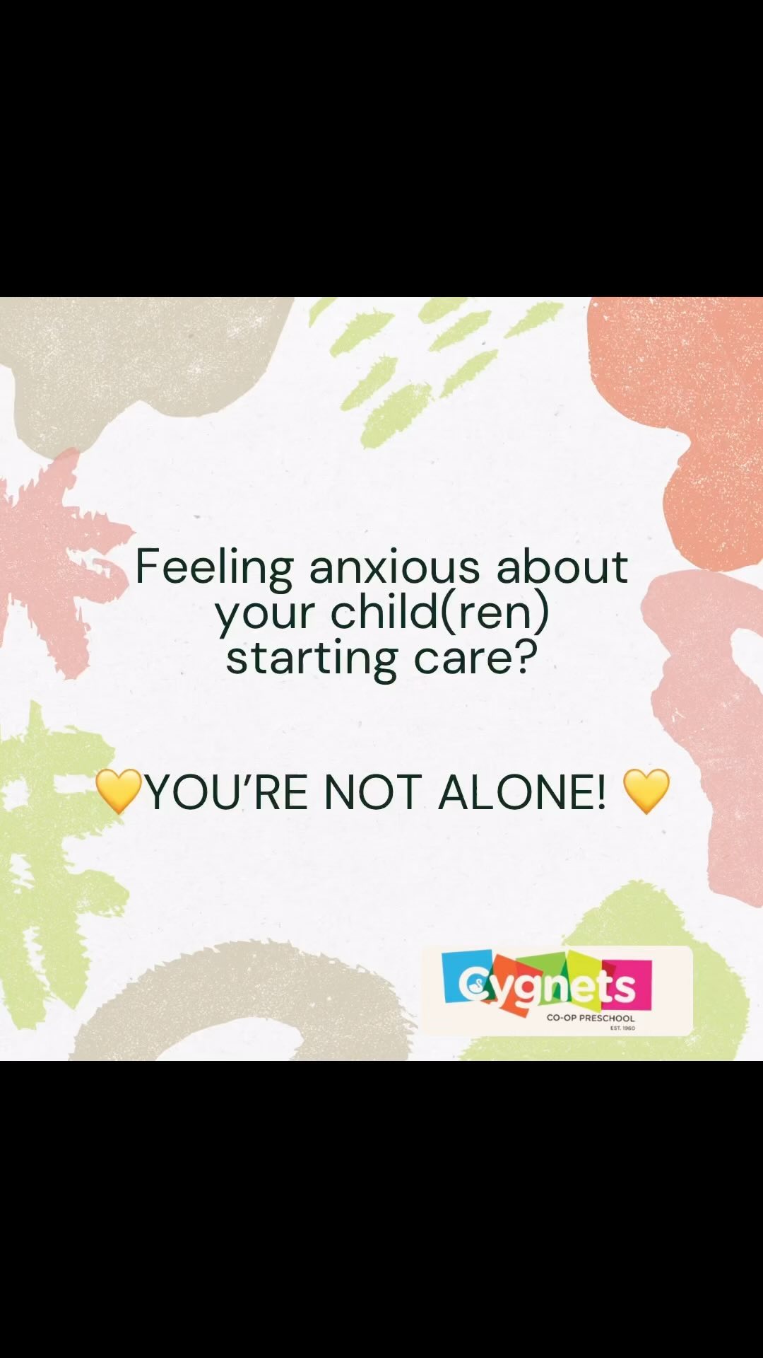 You’re feeling valid, this is a hard time.
#ParentAnxiety #ChildCareJourney #ECECommunity #StratfordCygnets #ParentingSupport #NewBeginnings
