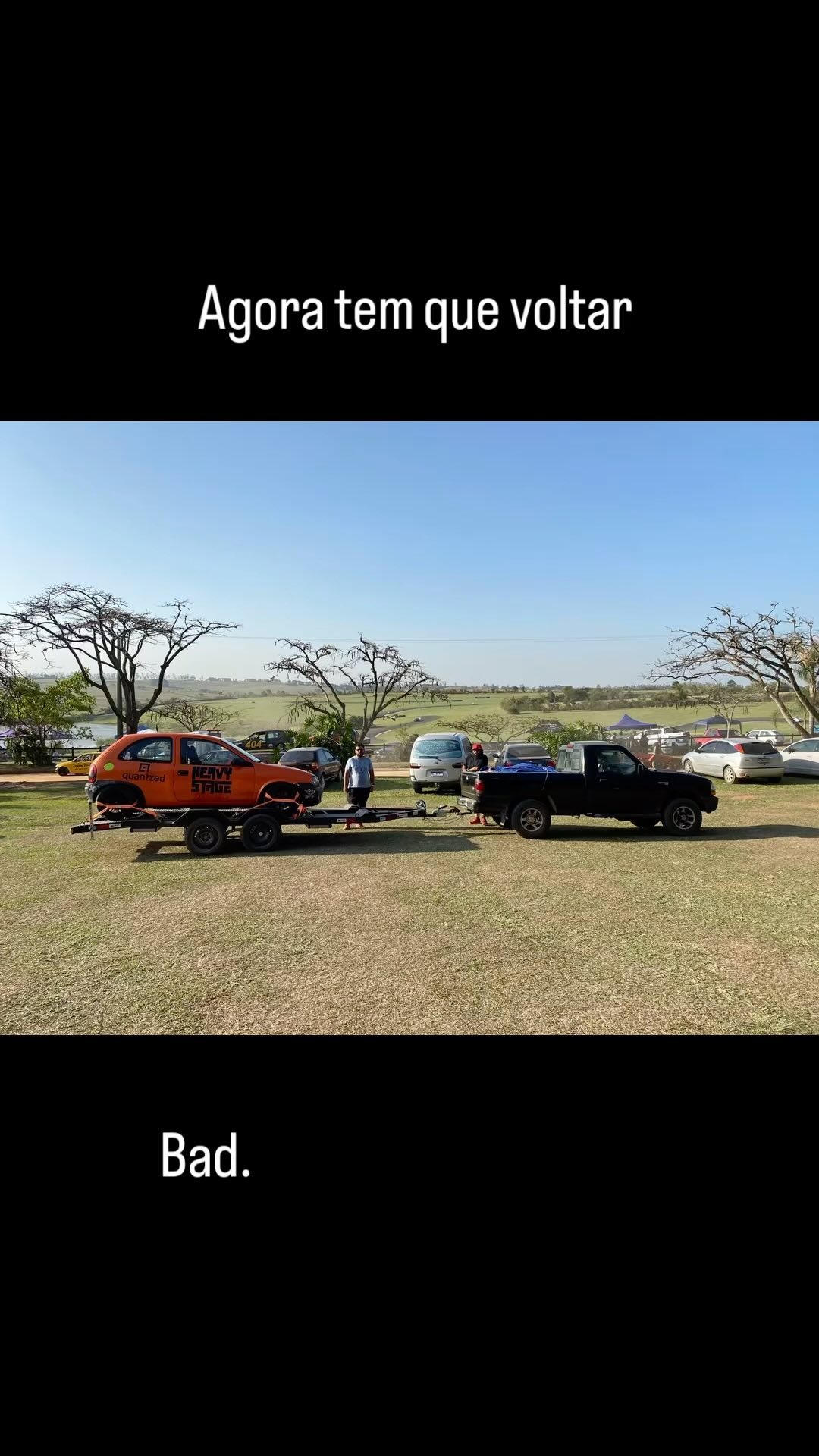 Foi monstro! Rachadores.
Agora tem que ir para casa né. Só ir na manhã e tá tudo certo