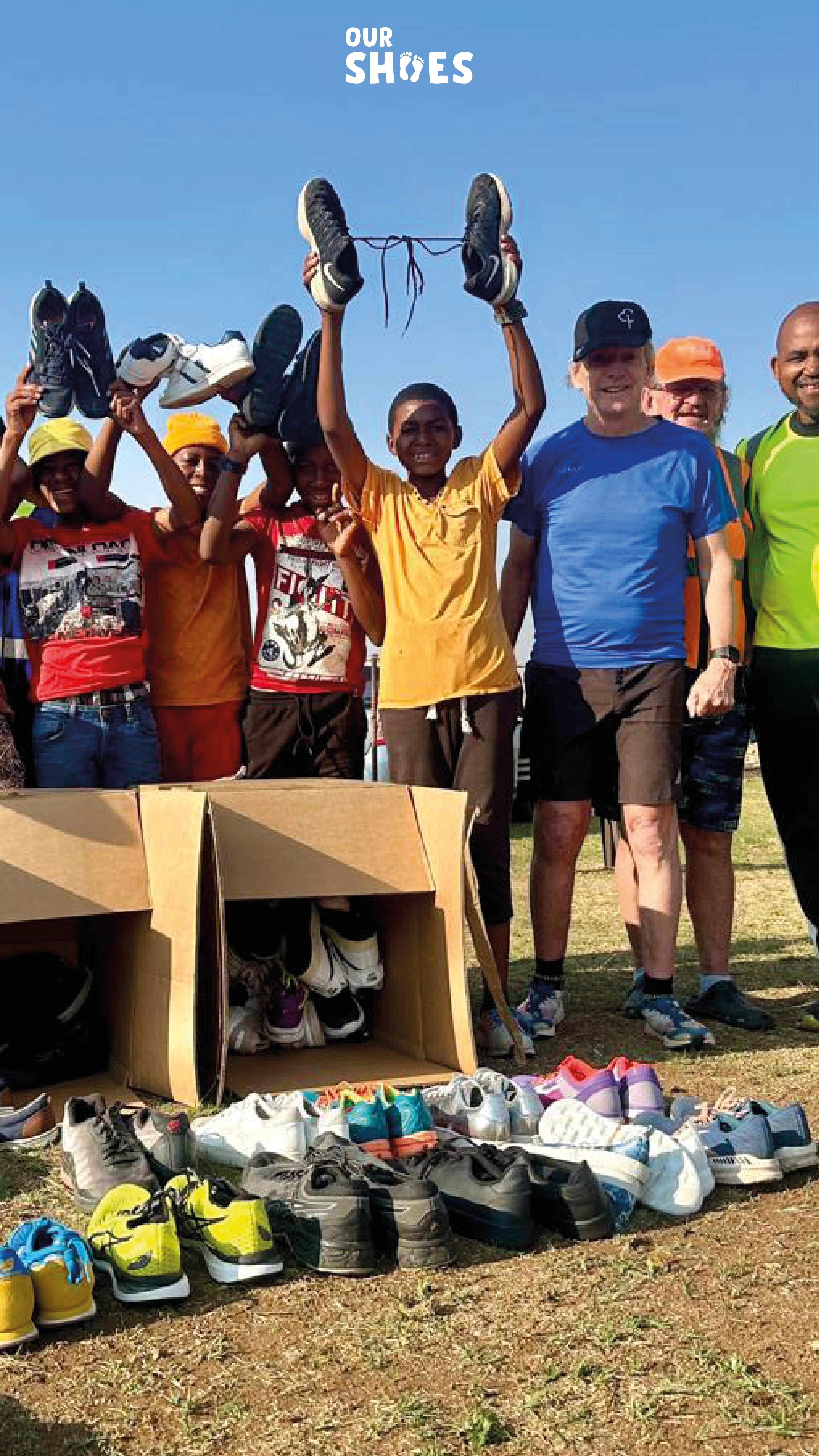 @bruce_fordyce, a nine-time winner of the Comrades Marathon and president of Parkrun South Africa, has been involved in distributing your pre-loved shoes during his Parkrun visits. Many barefoot children are eager to participate, and your generous donations are making a significant impact on their lives. By providing these shoes, you’re giving these kids the opportunity to engage in extracurricular activities and lead more active lifestyles. Thank you for making a difference! 👣👟
