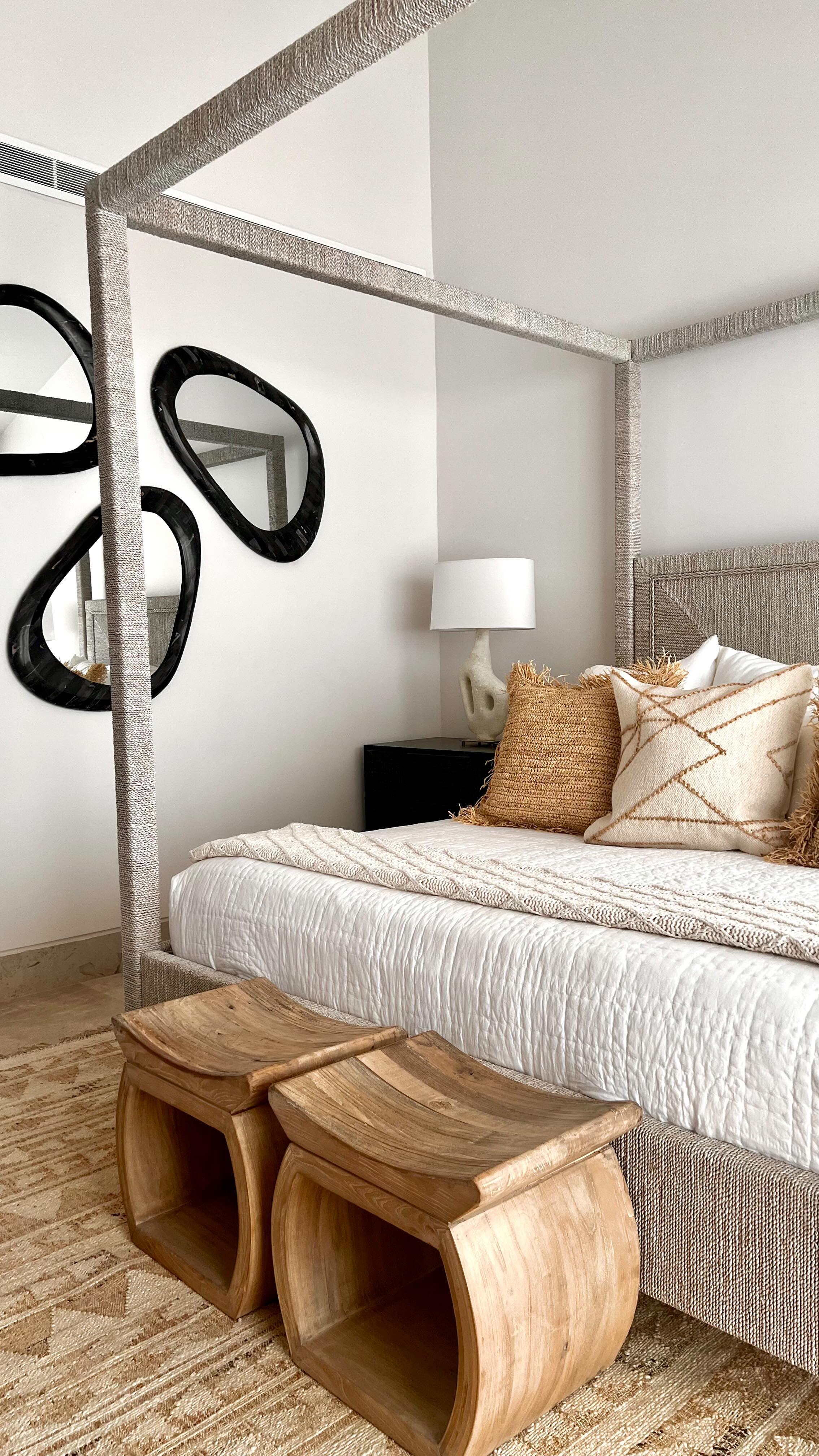 We could never get enough of this incredible home.
Watch a few of the main spaces in Casa Mar y Cielo transform from its construction phase all the way to a completed luxury vacation home in less than 1 minute. We had so much fun with this project, and it was such a special treat to stay in the space we designed to experience its feel and function after working on it for over a year!
Drop a 🌊below if you love the serene and natural design aesthetic🌴😍