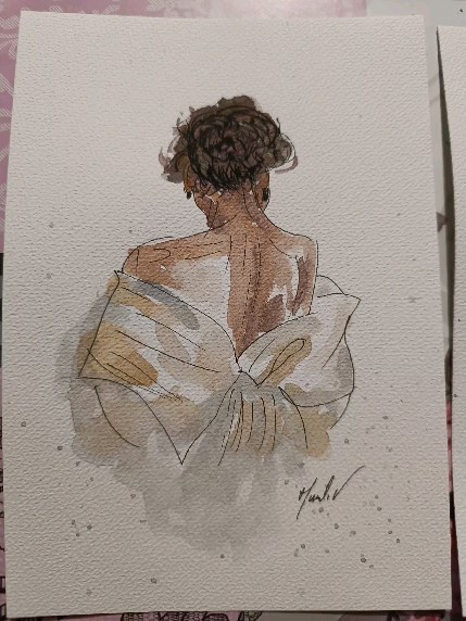 #aquarelle #femme