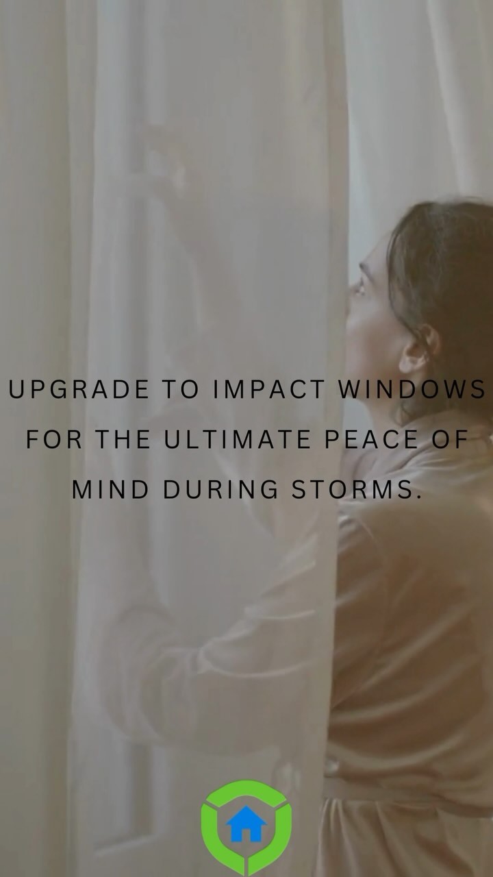 ๐ง๏ธโจ Protect your home and enjoy ultimate peace of mind during storm season! Install impact windows for unbeatable security and tranquility. Donโt let the weather dictate your comfortโinvest in safety today! ๐ก๐ช #HomeImprovement #ImpactWindows #stormready