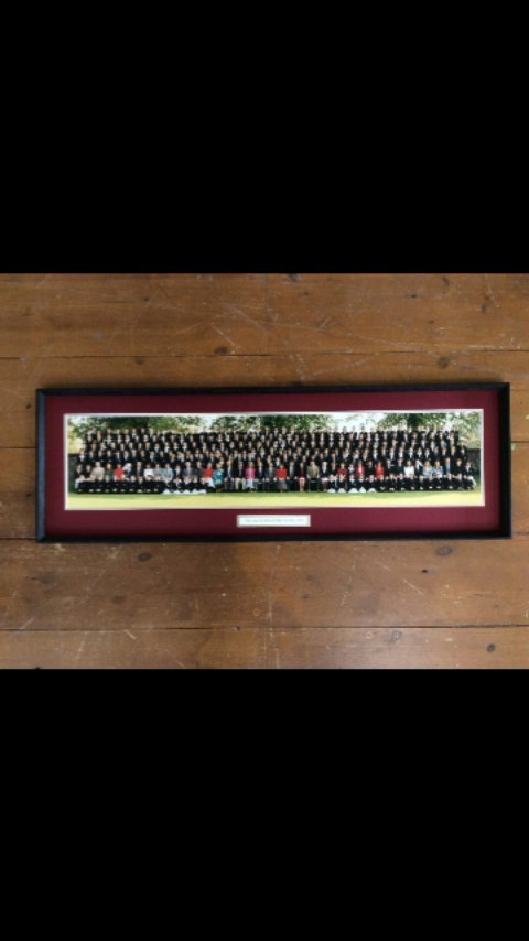 This school photo from 1994 was fairly rippled when it came in to us.
It has been dry-mounted to give it a totally flat finish, re-mounted in red and gold and framed in black, with anti-reflective glass.
#customframing #pictureframing #bespokeframing #artglass #norwichframingcentre