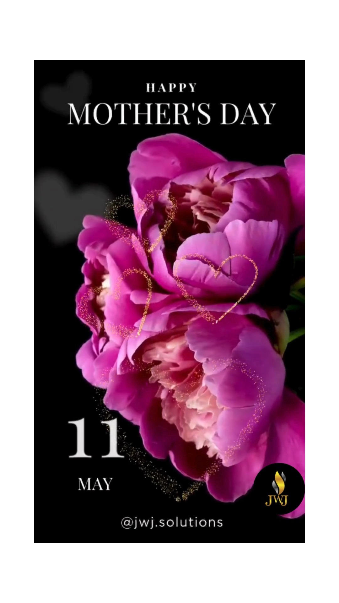 Felicidades a todas las madres en su dia, les desea todo el equipo de JWJ Solutions PLLC. #teamjwj✨