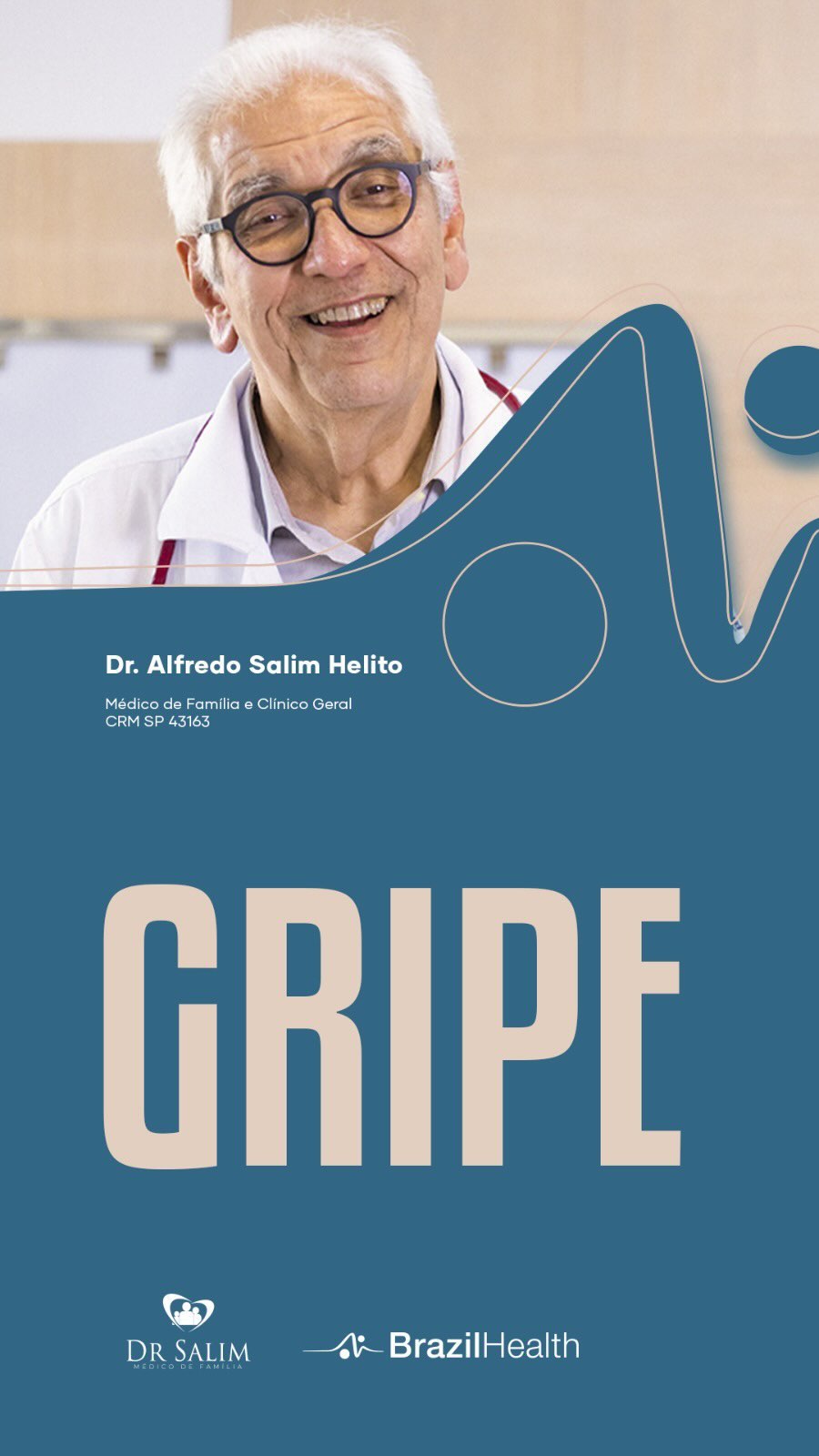 No vídeo de hoje, falamos sobre a gripe e a importância da prevenção!
O Dr. Salim explica os sintomas e tratamentos da gripe, ressaltando que o vírus influenza é mais comumente transmitido no inverno, sendo essencial estar atento nesse período.
💉 Dr. Salim destaca a importância da vacinação contra a gripe para todos, como uma forma de se proteger e proteger os outros.
Alguns pacientes precisam estar ainda mais atentos à gripe, pois podem ter complicações sérias. Saiba quem são esses pacientes e como se prevenir assistindo ao vídeo completo!
Cuide da sua saúde e da saúde de quem você ama. Assista, compartilhe e até o próximo vídeo!
Dr. Alfredo Salim
Médico de Família e Clínico Geral
CRM SP 43163
#prevencao #saude #inverno #virusinfluenza #vacina #gripe #sintomasdagripe #tratamentogripe #drsalim