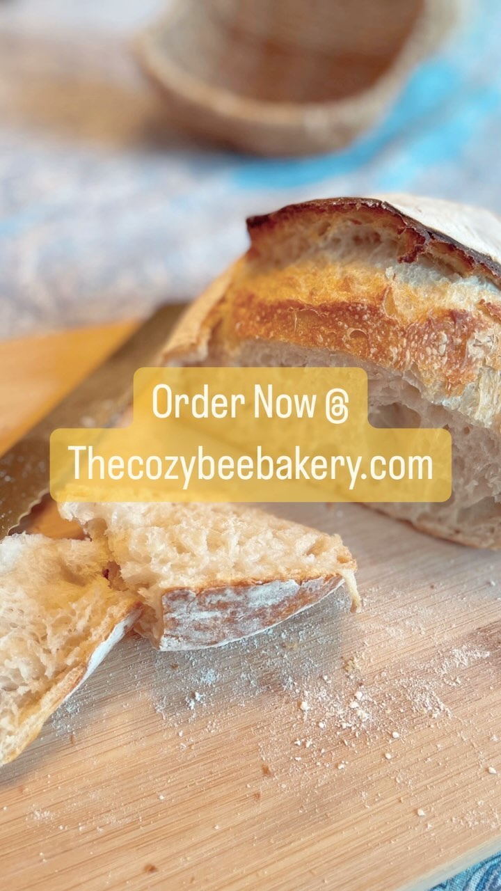 Why choose Sourdough? 👇🏼
There are several reasons why homemade sourdough bread is desired far above the average grocery store loaf of bread:
•Digestion
Sourdough bread is made using a natural leaven, or ‘starter’. This starter contains natural wild yeast that produces lactic acid, which is what breaks down the gluten and heavy starches in the flour during the long fermintation process. Commercial-grade yeast (which is what most bread on the grocery store shelves is made with, even some that is labeled “sourdough flavored”,) substantially speeds up this crucial fermentation process, which results in a loaf of bread void of nutrients and is hard on the body.
•Nutrients
The long fermentation process of Sourdough also provides many helpful vitamins, minerals, and antioxidants. It also helps to break down the phytic acid in the grain, making it easier for the body to absorb these helpful vitamins, and aids in digestion.
•Healthy Bacteria
The sourdough starter naturally contains prebiotic and probiotic bacteria. After it is baked the probiotic bacteria is mostly destroyed from the heat, but the prebiotics remain, which helps support gut health.
•Eliminates Preservatives
The bread on our grocery store shelves today are loaded with preservatives to ‘extend shelf life.’ These are harmful to the body and make the bread much harder to digest. In contrast, the long fermentation process and higher acidity level of sourdough naturally preserves the bread, organically extending its shelf life with no need for toxic add-ins.
With the addition of these harmful preservatives + chemicals in the bread of our grocery stores today, it is more important now than ever that we choose a long-fermented sourdough bread to keep in our homes. And of course, along with all of the health benefits comes the scrumptious bonus of that distinct, lovely tang that sourdough bread naturally brings!
✨ Order a fresh loaf of homemade sourdough bread from me today, link in bio ✨
#Sourdough #sourdoughbread #sourdoughbaking #baking #smallbusiness #freshbread #freshsourdough #sourdoughartisanloaf #homemade