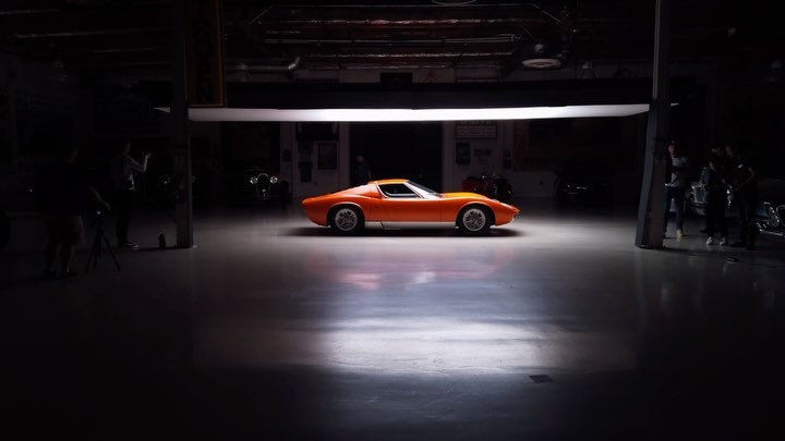 Behind the scenes for Larry Chen & Hoonigan Auto Focus with Jay Leno’s Lamborghini Miura