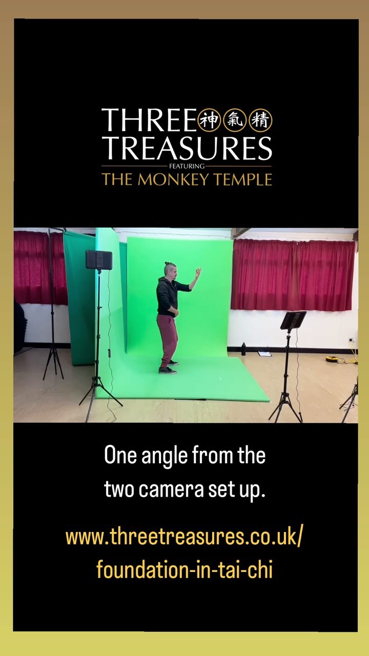 A bit of behind the scenes from our shoot with @three_treasures_chris for the Foundation In Tai Chi online course. #taichung #wellbeing #taichi #health
