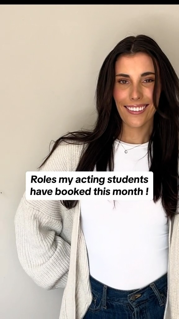 Roles my acting students have booked this month! #acting #fypacting #actingcoach #actinglessons #onlineactingclasses #howtostartacting #actingtips #actingadvice