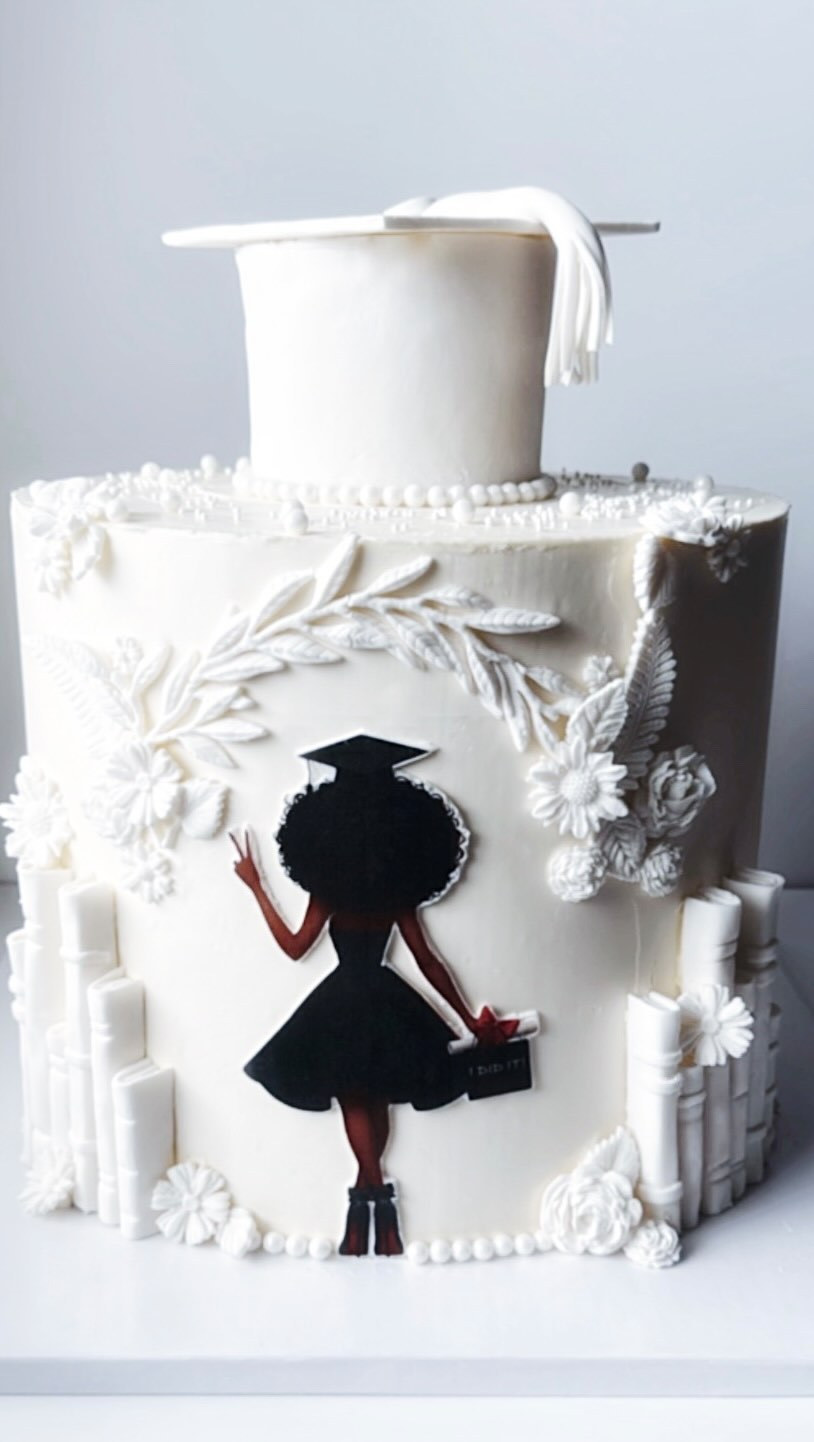 A special cake for a special graduate!!✨🎓
•
•
•
Congratulations Karla!! You did it 🎓✨🎉🤗
This cake was picked up from New York and traveled all the way to Philly. S/o to @sabby.svb for securing the cake with her life 😂🤗!
•
•
This cake was filled with @lotusbiscoffus cookies and their cookie butter 😋!! I personally love cookie butter over Nutella 👀don’t @ me 😂.
Which do you prefer?!?!?
•
•
•
•
#graduation #graduate #graduationcake #gradcake #allwhitecake #cakesofinstagram #nycbaker #statenislandbakery #nybaker #smallbusinesssupport