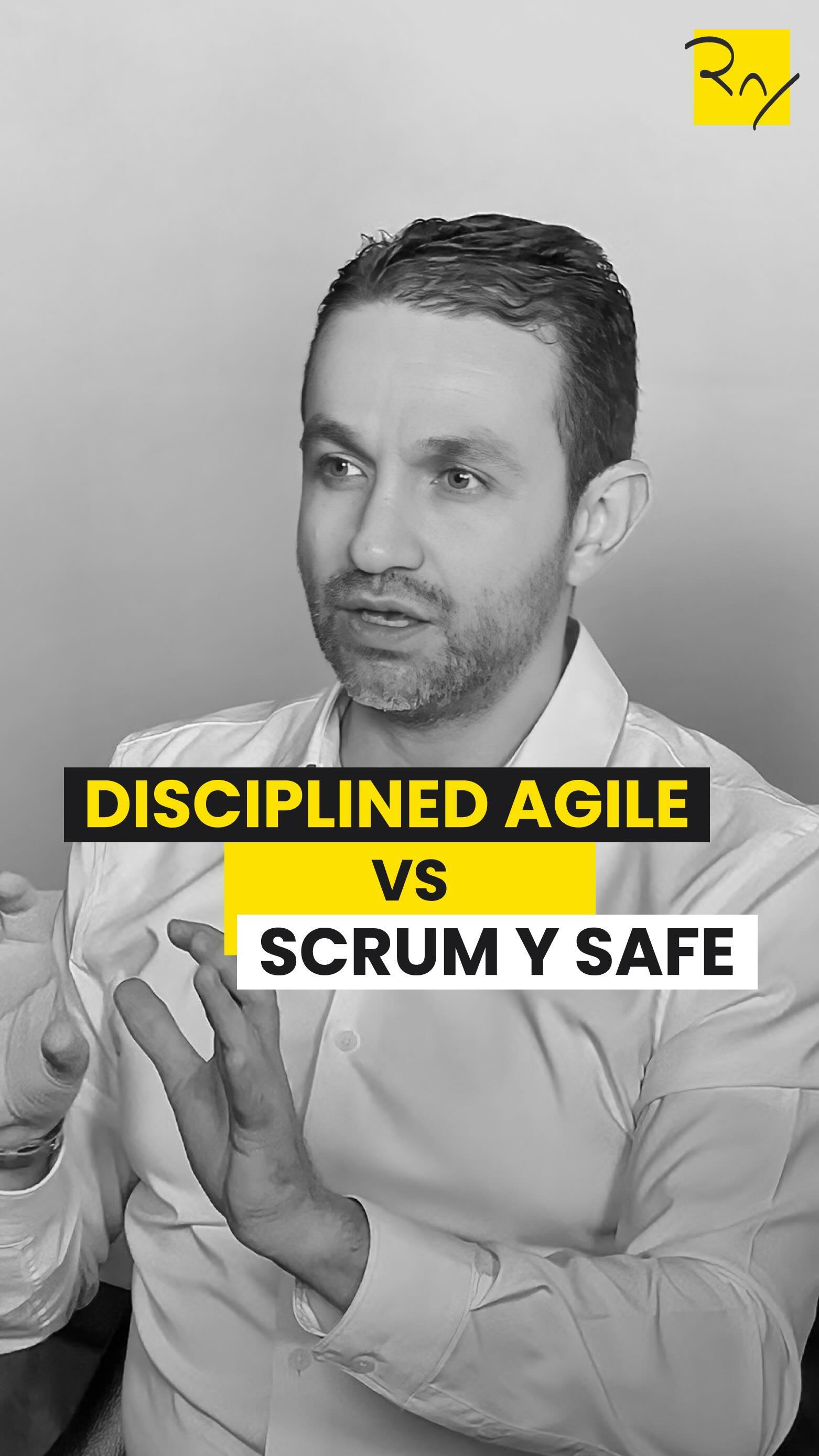 Disciplined Agile vs Scrum y SAFE. #disciplinedagile #scrum #safe #gerente #trabajoenequipo #agilidad #metodologiaagil #transformaciónempresarial #practicasagiles