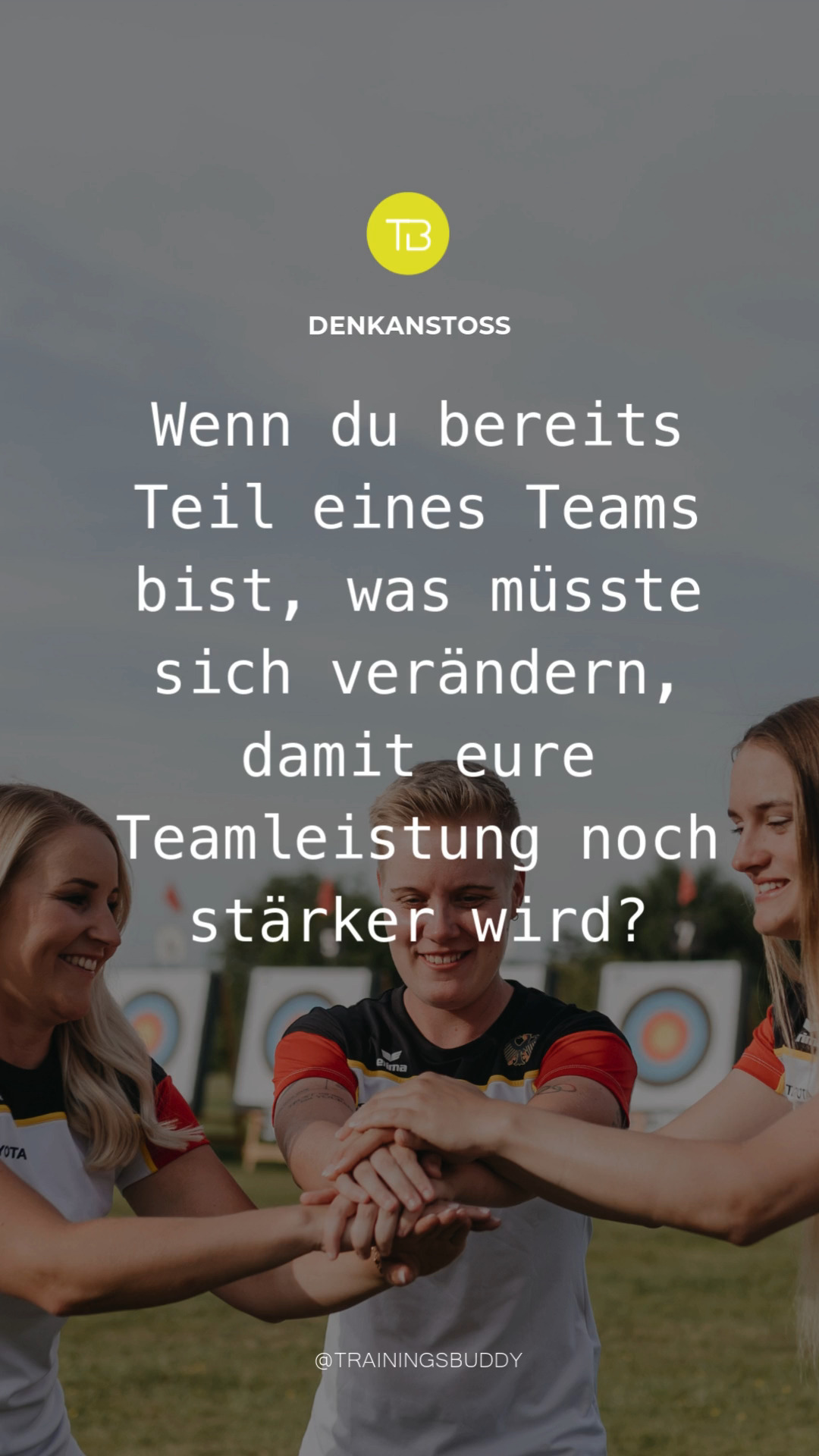 Wenn du bereits Teil eines Teams bist, was müsste sich verändern, damit eure Teamleistung noch stärker wird?
.
Im Buch #Insights findest du nicht nur spannende Geschichten herausragender Athleten, sondern dieses Buch regt auch zum hinterfragen und nachdenken an. Ziel ist es, sich im Laufe des Buches auch mit sich selbst und seinem Umfeld zu beschäftigen, damit neue Prozesse angestoßen werden.
.
#denkanstoss
