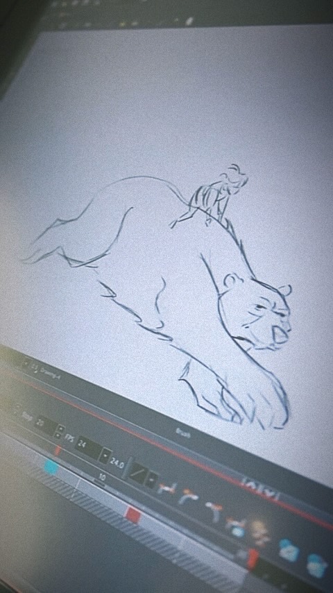 #animation #kvitebjørn #animationtest #animasjon #behindthescenes @hansjorgensandnes
