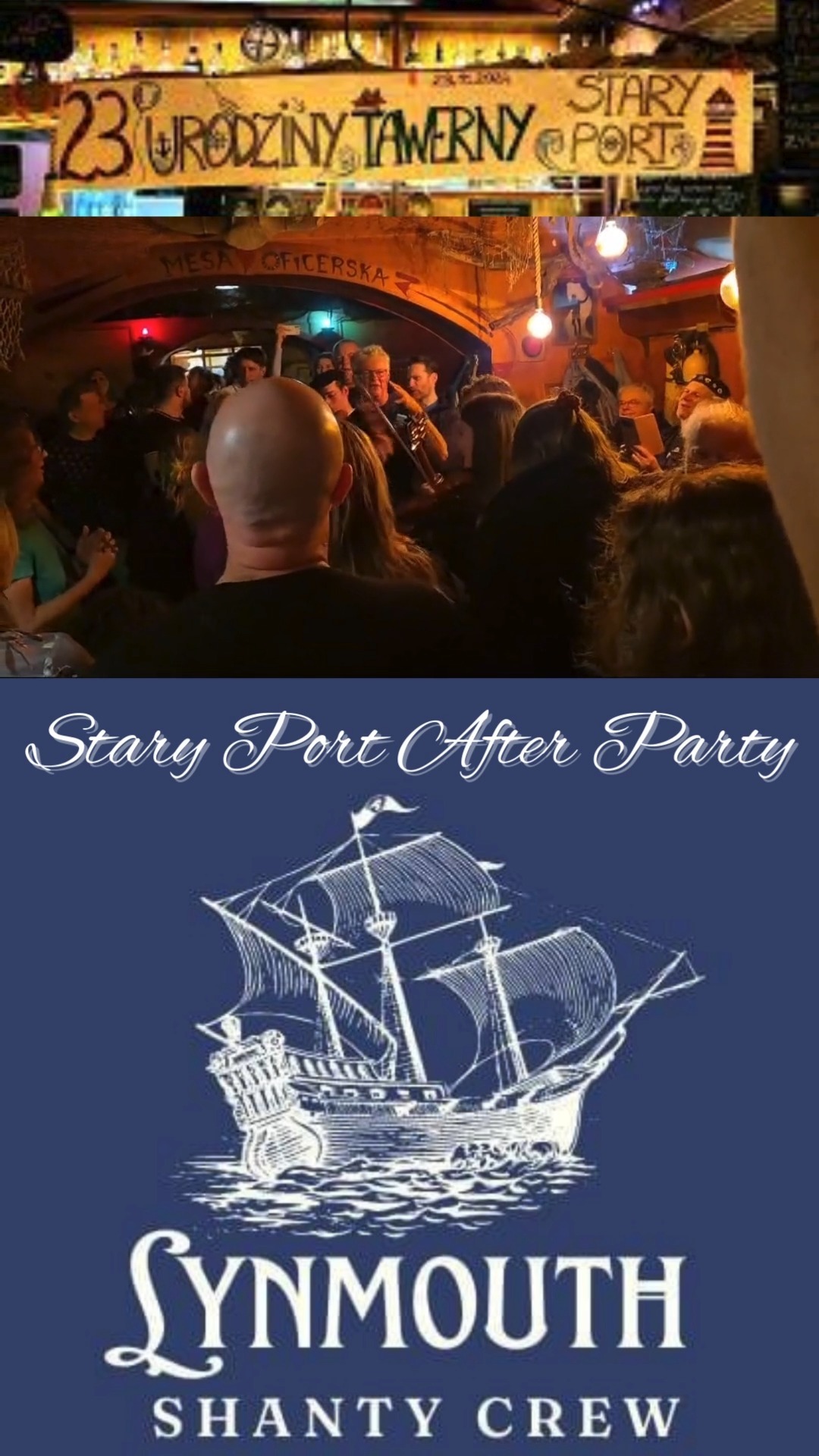 Lead Shantyman Tony in good form after our final Kraków gig at the Stary Port, keeping the singing going into the small hours and going to bed with the dawn.
#livemusic #krakow #lyntonandlynmouth #shanty #poland #shanties #music #krakowpoland #shanties2025 #kraków #lynmouth #StaryPort #staryport #staryportkrakow #afterparty #AfterPartyVibes