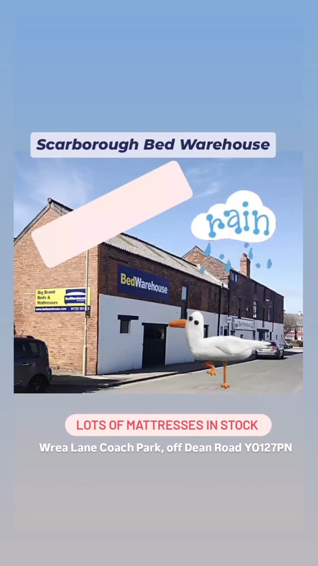 Always offering good value beds and mattresses along the Yorkshire Coast and surrounding villages. Free delivery within 25 miles. Loads of Mattresses in stock for speedy delivery...pop in and try out your next bed today!#scarborough #mattress #scarboroughbedwarehouse #bed #scarboroughuk