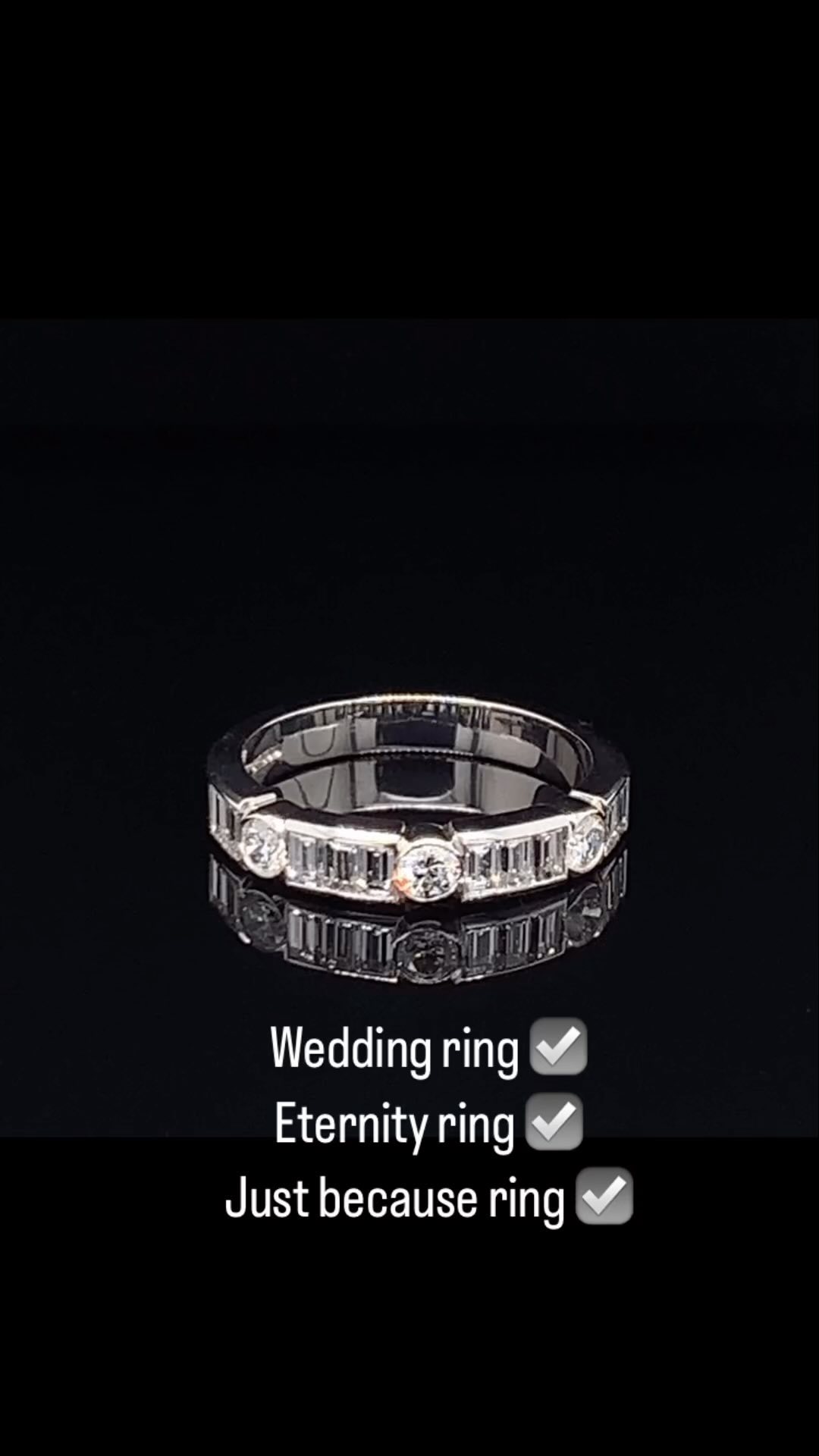 Day 12 of our Advent Calendar of Jewellery & Gems showcases our bestselling wedding ring/eternity ring/just because ring.
The vertically set baguette cut diamonds are in threes and alternate with some brilliant cut diamonds.
This can be worn with new and antique rings and fit in perfectly with both. It also suits being worn on its own on the right hand.
We have even made a larger version for a man’s wedding band!
This ring is shown in platinum but looks equally good in 18ct yellow or 18ct pink gold.
Drop us a DM or give us a call on 0141 248 3037 to discuss or make a plan to call in to our Glasgow city centre showroom.
#mundie #eternity #eternityband #eternityring #weddingband #weddingring #weddinginspiration #weddingjewellery #justbecause #justbecausegifts #justbecausejewelry #gentsweddingring #platinum #gold #yellowgold #rosegold #glasgow #glasgowjeweller