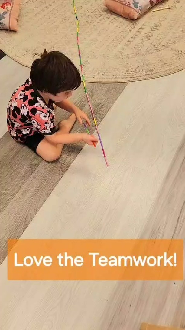 🌟 Check out this awesome moment from Jewish Beginnings! The kids are having a blast with this fun activity, learning teamwork and social skills along the way. It's amazing to see them collaborate and enjoy every bit of it. We love watching them grow and learn together in such a joyful and supportive environment. #JewishBeginnings #Teamwork #FunLearning 🌟