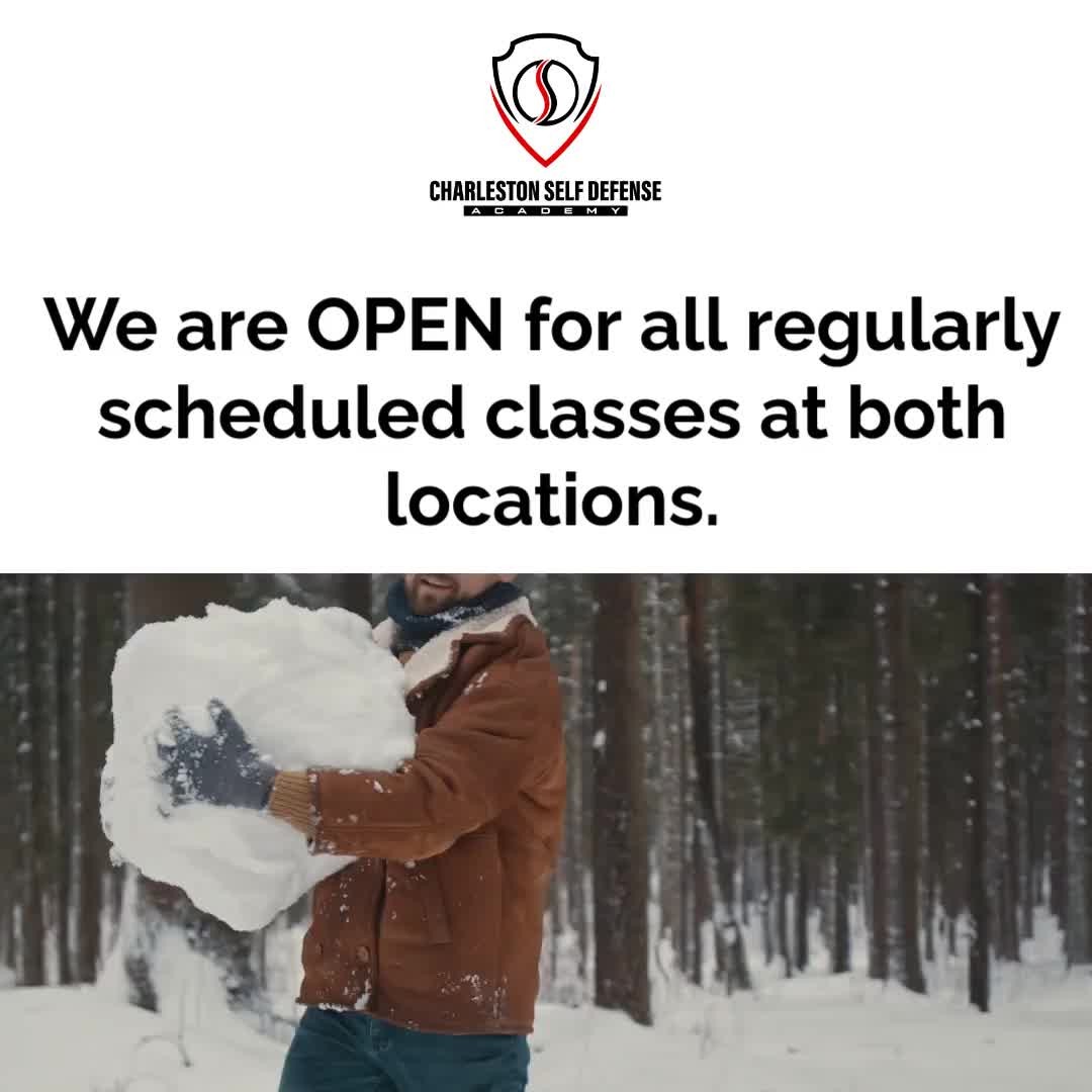 We are open for all regularly scheduled classes starting Friday 1/24. Please use caution when driving, especially after dark. See you soon!