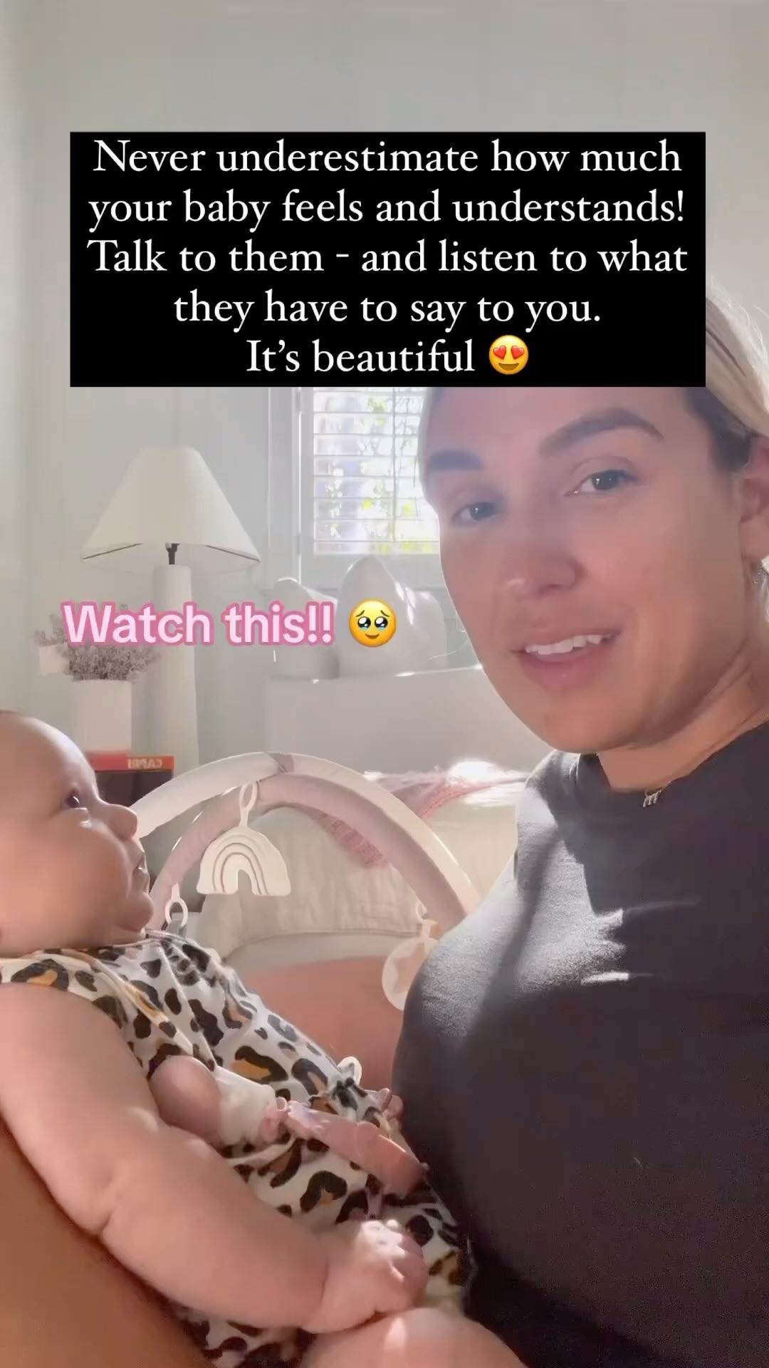 Cue the tears!!! 😭😭😭😭
Such a beautiful interaction between these two.
It’s important to remember that your baby is capable of communicating with you - if you give them the opportunity.
Talk to them and listen.
It’s amazing to hear them share their feelings either when they cry, or talk.
It changes the experience they have as newborns when they feel ‘heard’ and validated - and the way you perceive them❤️
Repost from @theultimatebirthpartner
#newborn #newborncommunication #baby #babycommunication #listentoyourbaby #listentoyourbabyspeak #pregnancy #birthpreparation #preparationforparenthood
#antenataleducation #birthpartner #birthpartnerpreparation #babytalk #babiesofinstagram #babiesbabiesbabies #babiesofig #forevermybabies #mybabygirl #parenthood_moments #parenthood_unveiled #parenthoodunplugged #parenthoodmoments