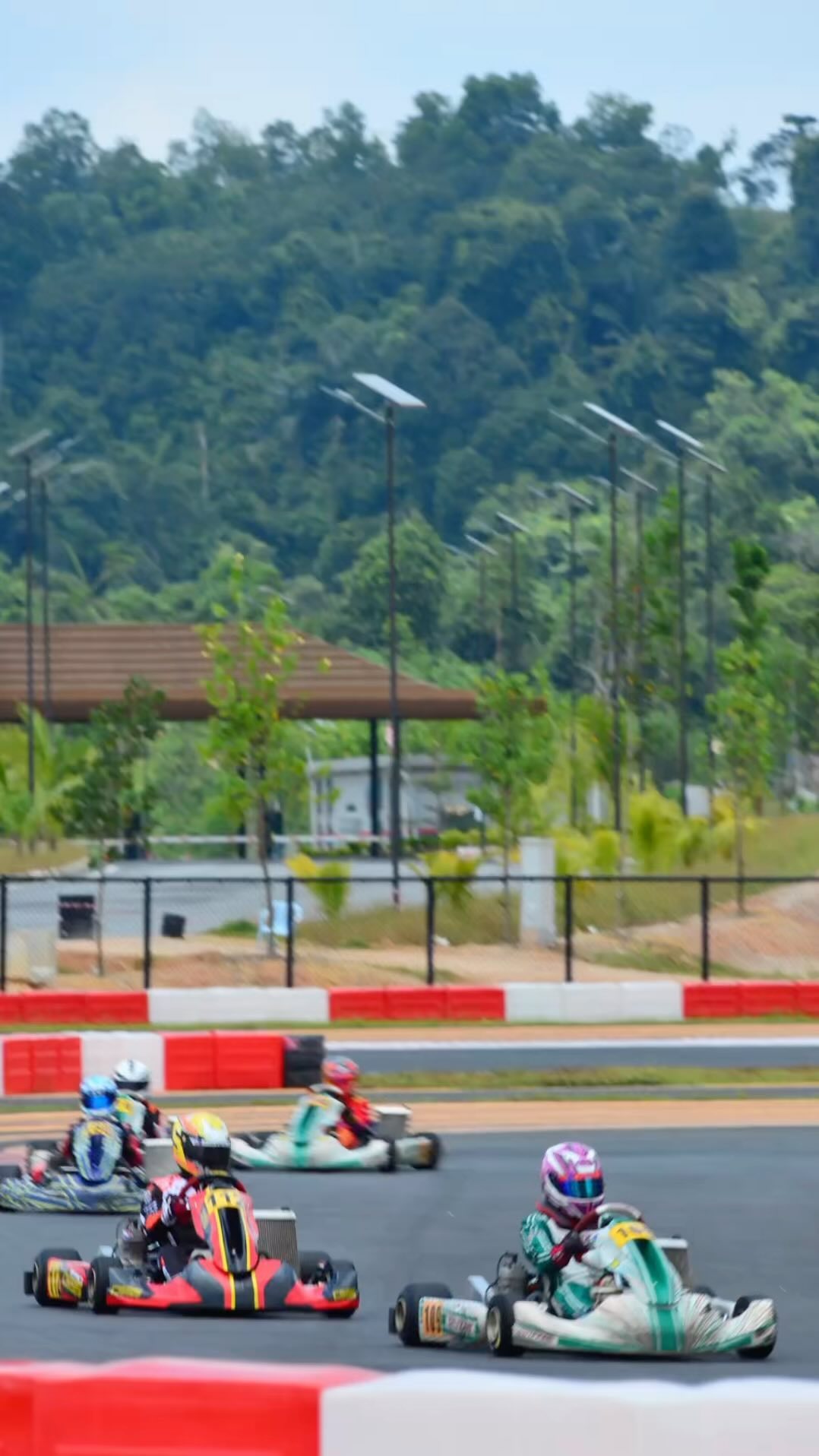 The LYL International Karting Circuit is Asia’s largest go-kart track, located at Monkeys Canopy Resort in Cheras, Malaysia. It features a 1.56 km-long track with an exciting mix of six high-speed straights, 15 challenging corners, and four tight chicanes, all designed to test both speed and technical driving skills. One of the standout features is a gravity-defying flyover, adding an extra thrill to the experience.