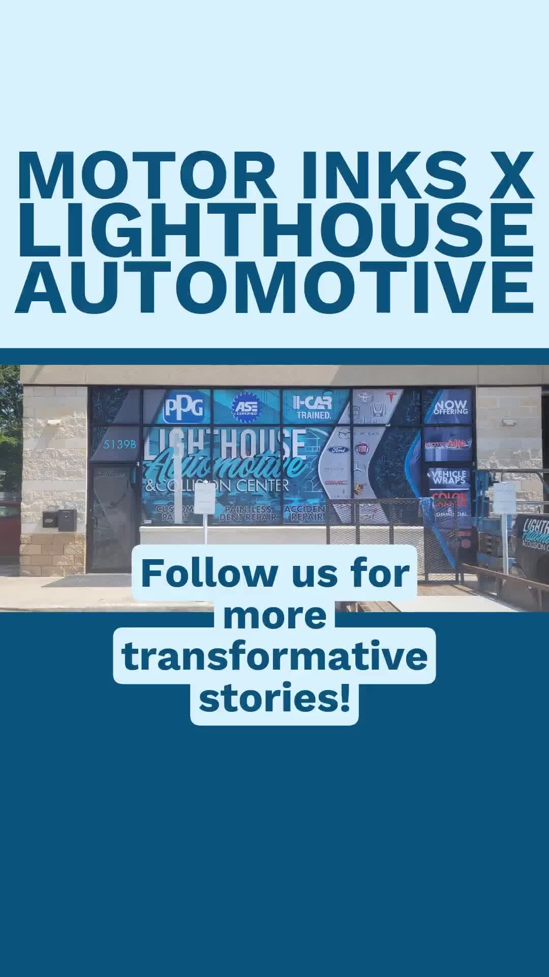 Elevate your business with Motor iNKS and Lighthouse Automotive's collaborative restyling. Innovative paint and wrap solutions for unmatched quality and service. #B2BPartnership #AutoRestyling #MotorInks #LighthouseAuto #Innovation #wrapdit #wrapdat #wrapsumthin