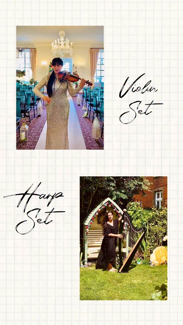 There’s still time to book a performance during your 2025 wedding! 💒
Whether you would like a relaxing harp set or a more upbeat violin performance I can deliver a beautiful performance that will absolutely wow your guests during your wedding ceremony. 🎻
I’m extremely biased when it comes to live music performances during a wedding ceremony. But I will keep on telling you all to consider a live performance during your ceremony if you haven’t thought or booked yours yet.
It will TRANSFORM ✨your event and your guests will remember it for a very very long time, plus you get to have your love soundtrack performed specially for you. ❤️😍
✅ DM me your date and venue postcode and I will send you my performance packages. 🥰
#weddingmusic #2025weddings #essexviolinist #essexweddings