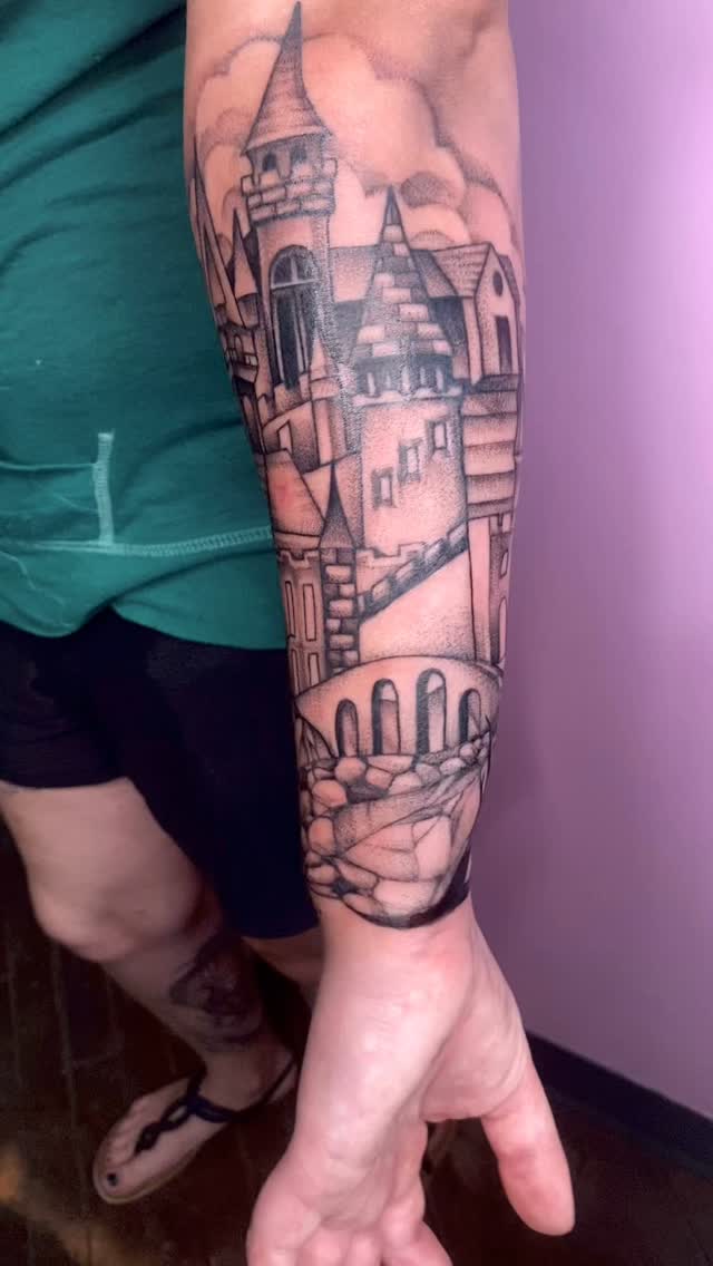 Made this spooky castle scene to go around Samantha’s bat 🦇 Thank you!