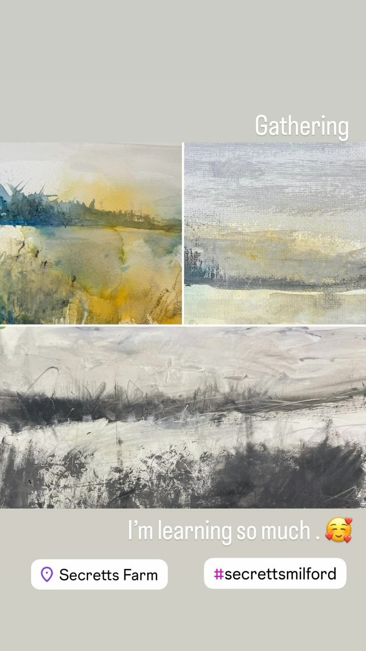 Happy days! 🌳 ☀️ 🚜 Hard not to be inspired by the beautiful view across these fields.
#expressiveart
#artoftheday
#landscapepainting
#charcoaldrawing
#secrettsmilford
#surreylandscapes
#sketching
#rosmansfieldart