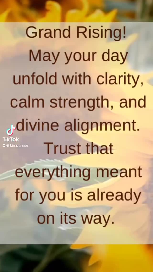 “I am in divine alignment with my purpose. Every step I take is guided, protected, and blessed. I trust the journey, and I rise with grace.”🧘🏽♀️🤲🏾
🌻💫You are growing in perfect rhythm. Every seed you’ve planted spiritually, creatively, financially is being nurtured, even when it feels still. Stay grounded, stay soft, stay powerful. 🌱💫
#grandrising #selfcare #kimparise #affirmations #spiritualgrowth #sacredspace #grounding