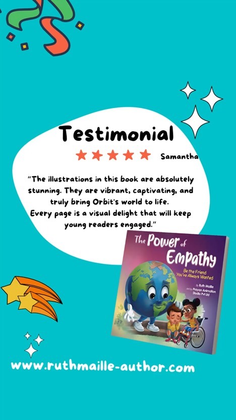 The Power of Empathy Be the friend you’ve always wanted. Thank you Samantha for the wonderful review. #orbitkindnesschallenge #empathymatters #kidlit #thepowerof #kindnessmatters #grandparents #parentlife #teachersfollowteachers