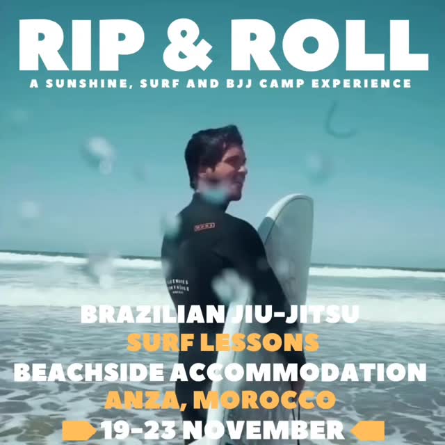 🌊 Surf. Roll. Recharge. Repeat. 🌊
At Rip and Roll, you're just steps from the beach in sunny Morocco— Atlantic swell and BJJ mats, with some winter sun in November!
🗓️ November 19–23, 2025
📍 Anza, Morocco
Whether you’re looking to catch your first wave 🌊 or sharpen your BJJ game 🤼♂️, this camp is built for pure immersion. Surf the local breaks, train with top-level black belts, and spend five unforgettable days eating well, moving well, and living fully.
✅ 5 days of surf & BJJ
✅ Daily Gi & No-Gi seminars
✅ Stay just minutes from the ocean
✅ Breakfast & dinner included
✅ Airport transfers & all surf gear sorted
✅ Good vibes, great people, unreal sunsets
💥 Just been paid? Don’t let this one pass you by. Spaces are limited and the line-up’s building fast. Reserve your spot now and give yourself something real to look forward to this November.
🔗 Link in bio or DM to book
#RipAndRoll #SurfAndBJJ #BJJCamp #SurfCamp #Taghazout #MoroccoCamp #BJJLifestyle #WinterSun #BrazilianJiuJitsu #SurfTrip