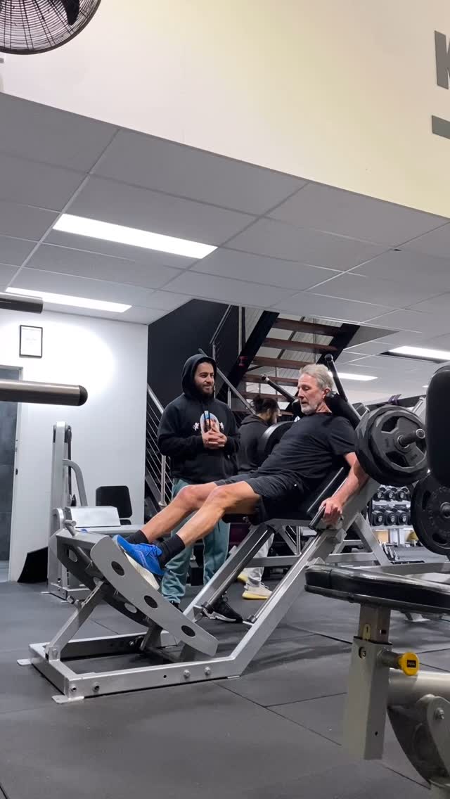 72 years young and 100kg on hack squat