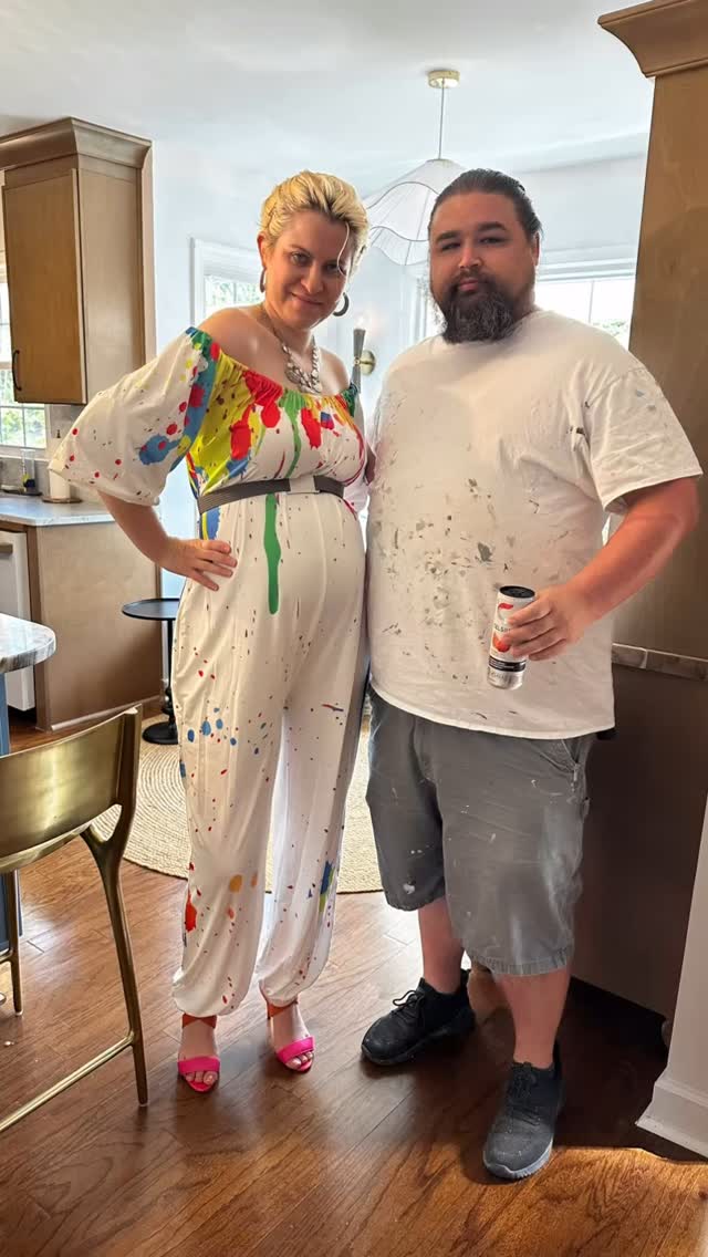 When it’s time for a walkthrough with your painter, you do a little “Fake painter VS. Real Painter” routine 😄
I love having fun with my team! Especially when I have great professionals to work with like Jared, who are not only experts, but have a great sense of humor too! Life is too short to be boring or stoic, and joy makes everything better. Teamwork- and a little harmless silliness - makes your dream work!