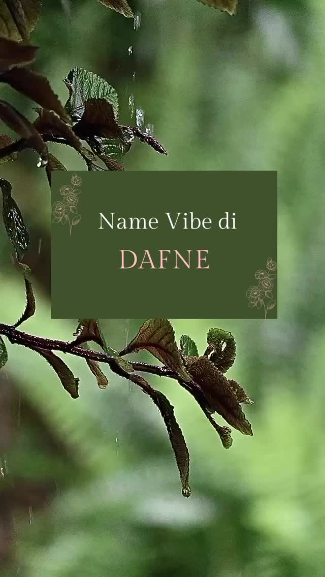 Dafne è un nome elegante e raffinato che riporta a epoche e mondi lontani.
Dafne, ninfa associata ai corsi d’acqua e alla vegetazione, è associata all’albero di alloro…simbolo di gloria.
questo nome racchiude in sé una storia meravigliosa che va oltre il mito da cui trae origine…. e tu, vuoi scoprirla?
ti piace il nome Dafne e pensi che potrebbe essere adatto alla tua bimba in arrivo ma non ne hai ancora la certezza?
contatta Name Planner e prenota subito una consulenza per saperne di più sia riguardo a questo nome sia per ricevere un consiglio unico e speciale che rispecchierà l’augurio che desideri fare alla tua piccola in arrivo….!
visita il mio sito www.nameplanner.it
#maternità #cicognainarrivo #bimbainarrivo🎀 #nuovavitainarrivo #mammaefiglia #sceltadelnome #fioccorosa🎀 #fioccorosa #babycomingsoon #futuramamma #momtobesoon🤰🏻❤️